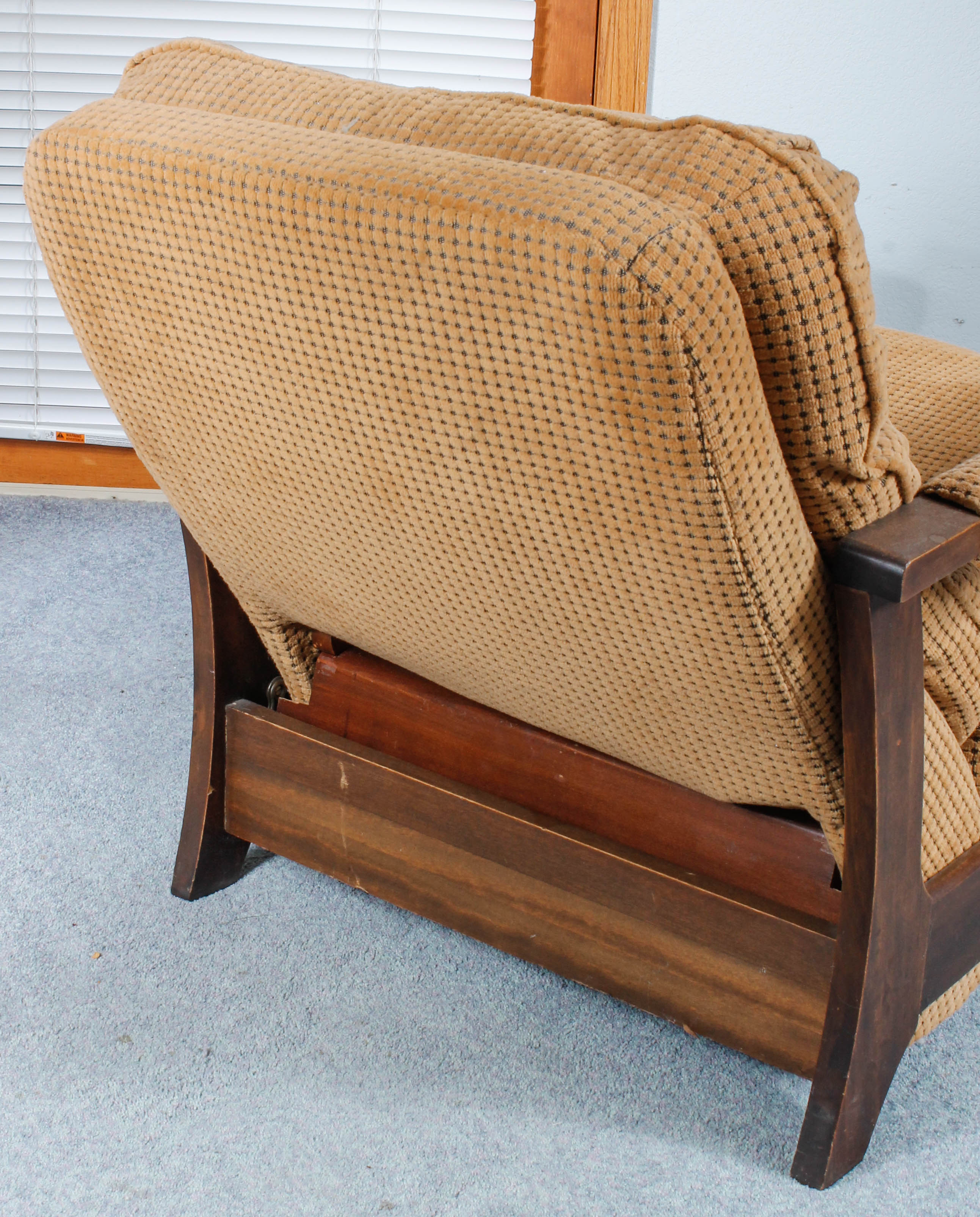 Vintage Streit Slumber Chair and Foot Stool