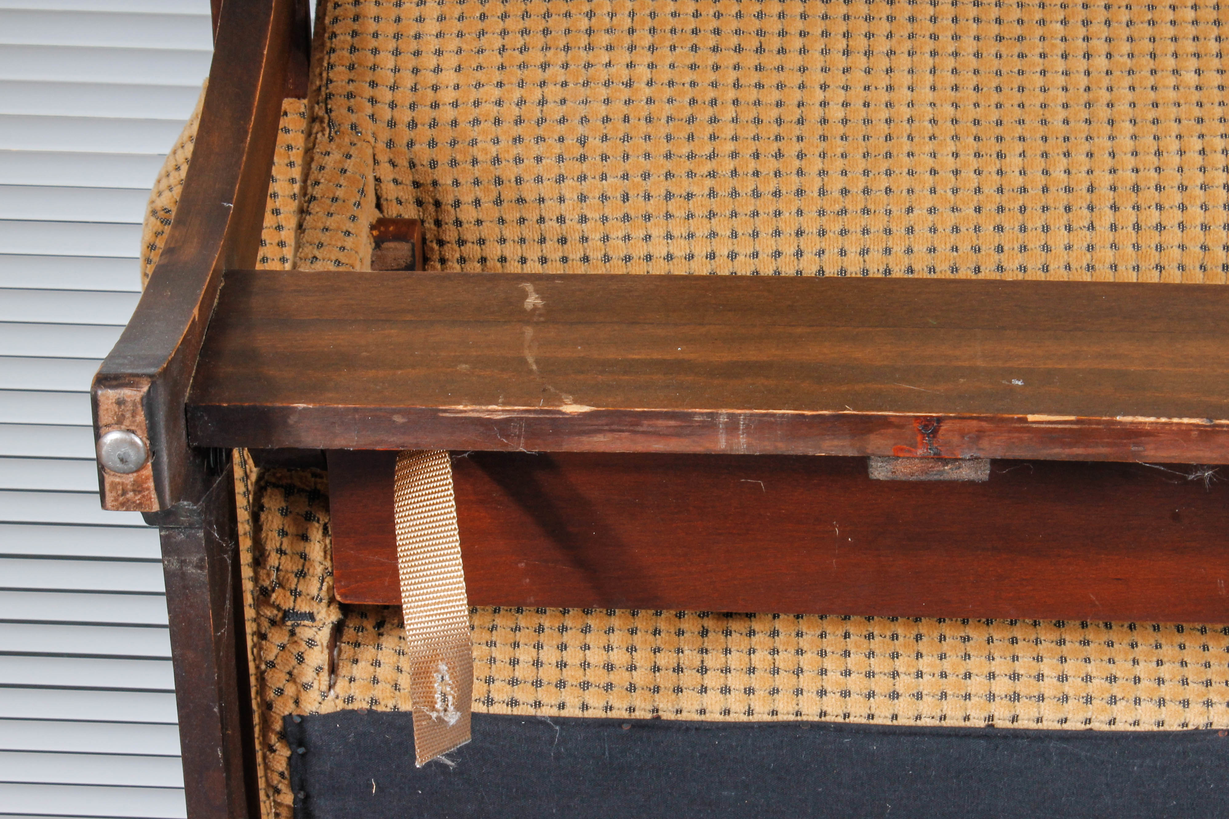 Vintage Streit Slumber Chair and Foot Stool