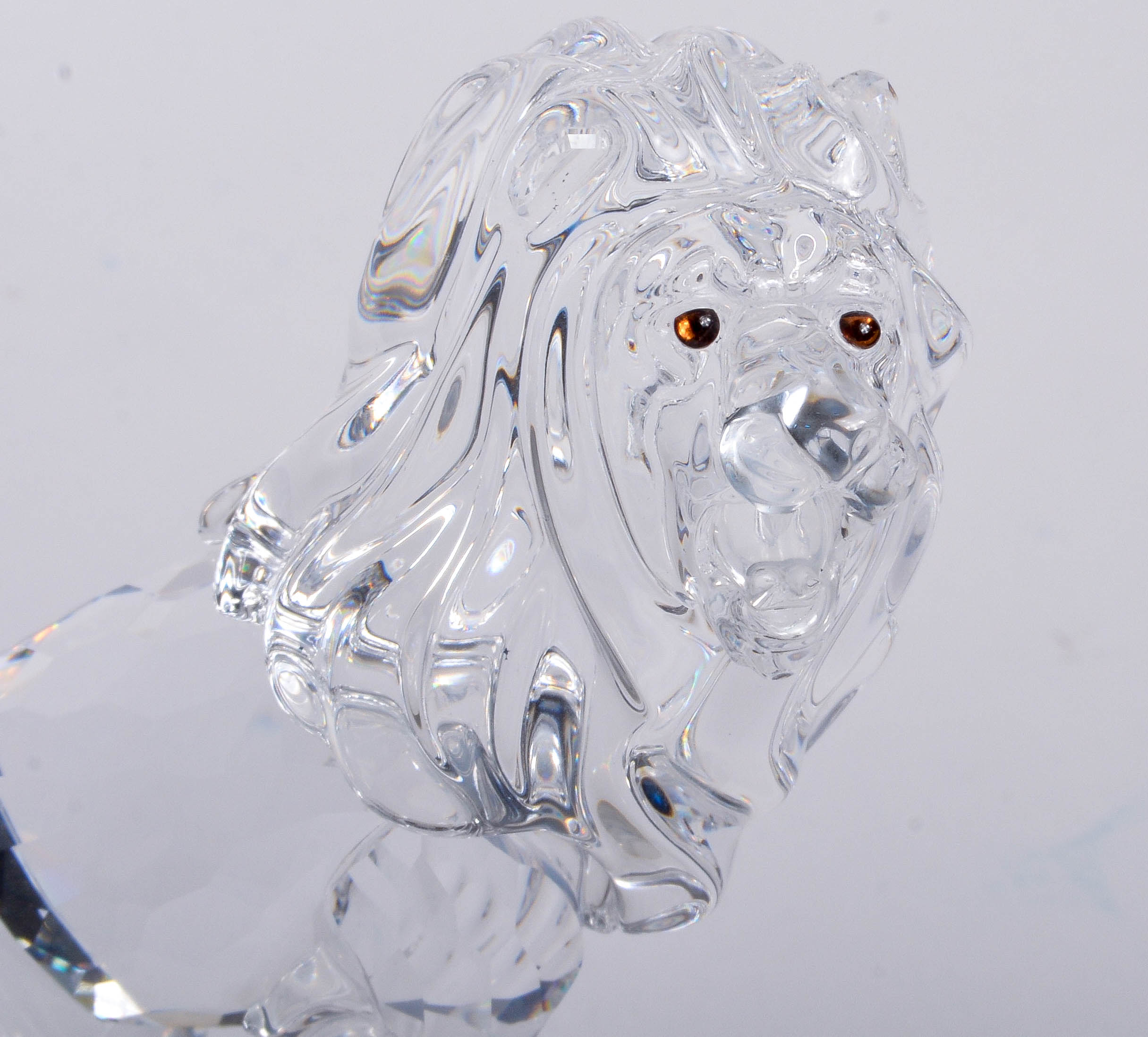 Swarovski Crystal Lion Figurine