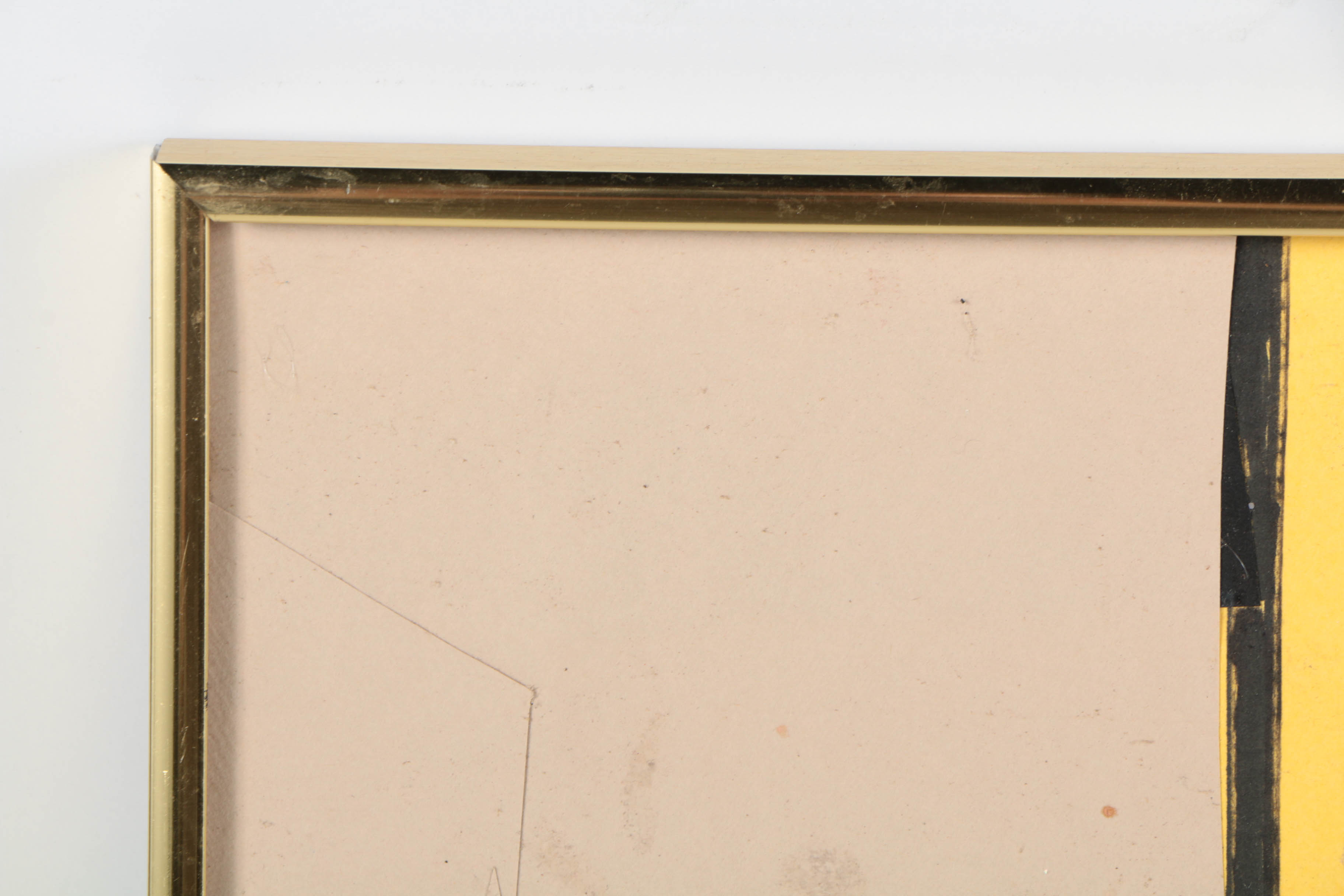 Ronald Ahlström Abstract Mixed Media Collage on Board