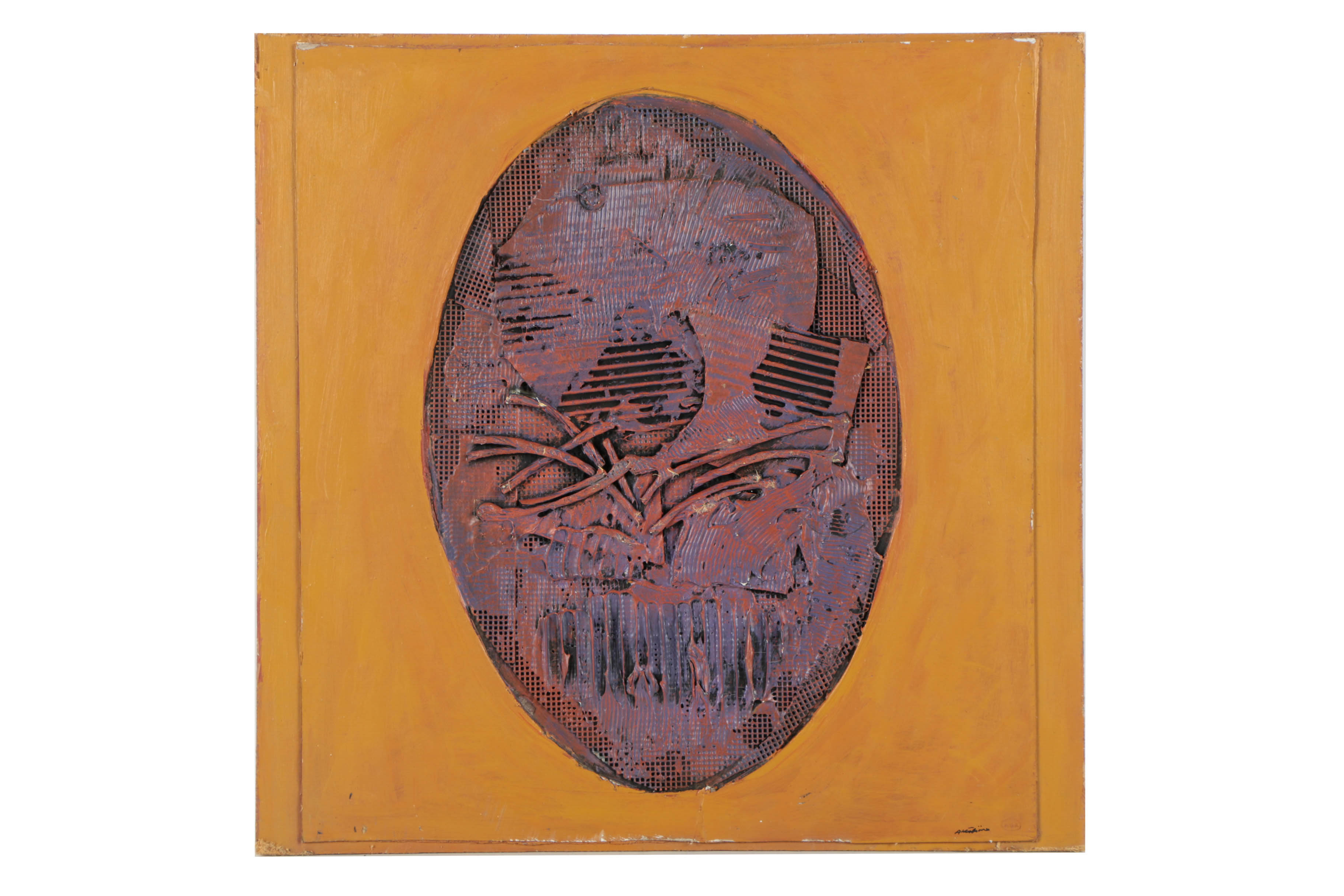 Ronald Ahlström Various Mixed Media Collages on Board "Untitled"