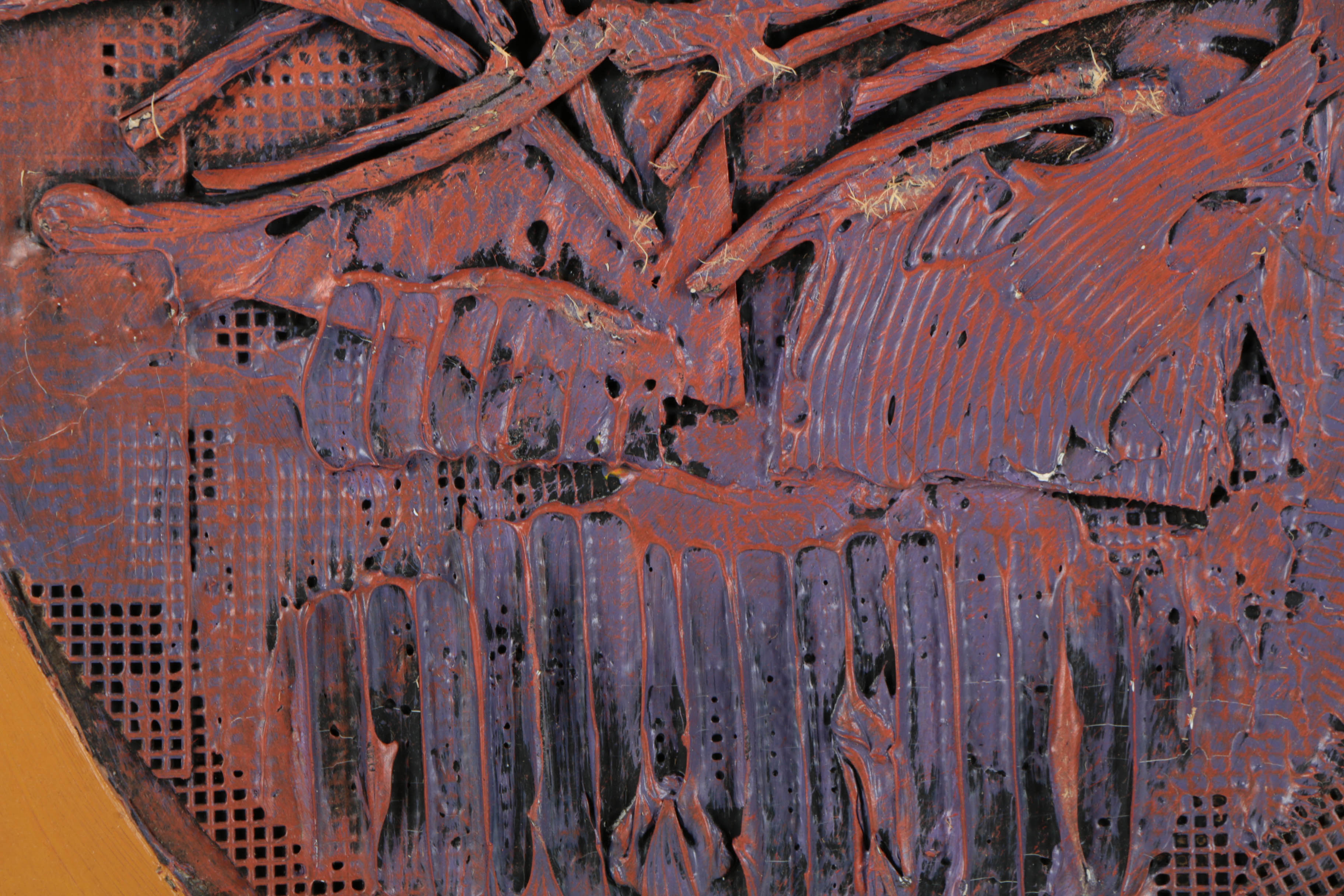 Ronald Ahlström Various Mixed Media Collages on Board "Untitled"