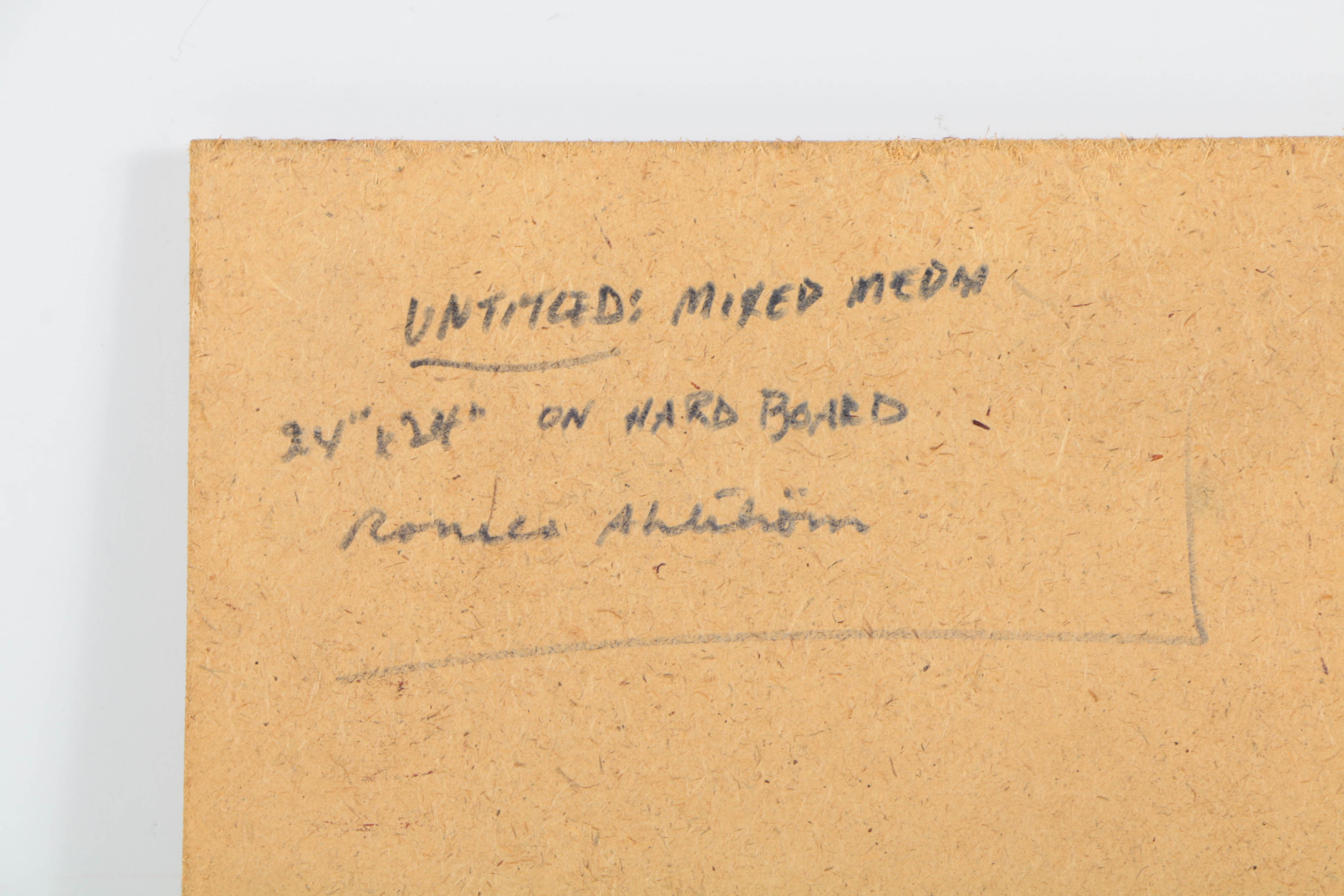 Ronald Ahlström Various Mixed Media Collages on Board "Untitled"