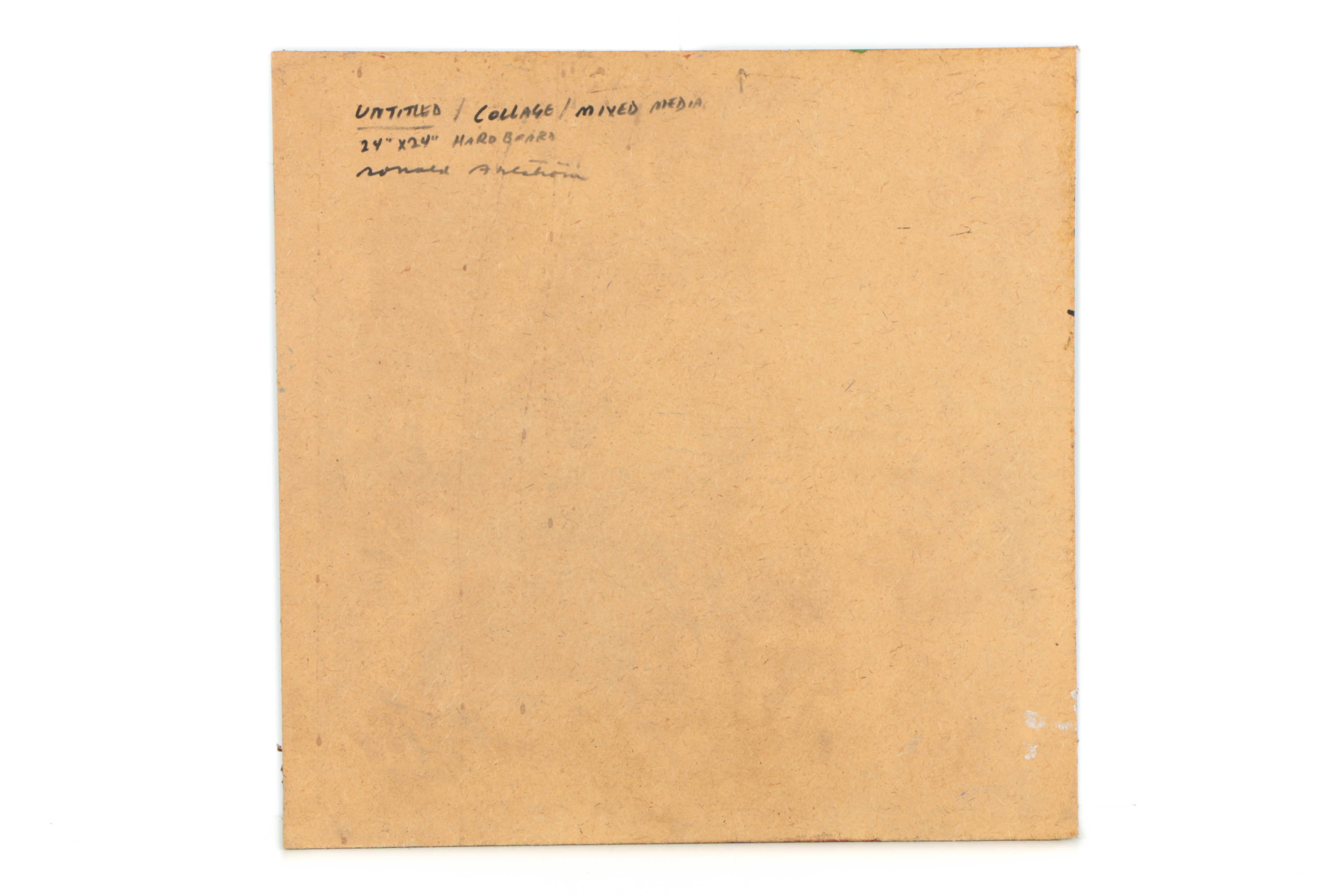 Ronald Ahlström Various Mixed Media Collages on Board "Untitled"