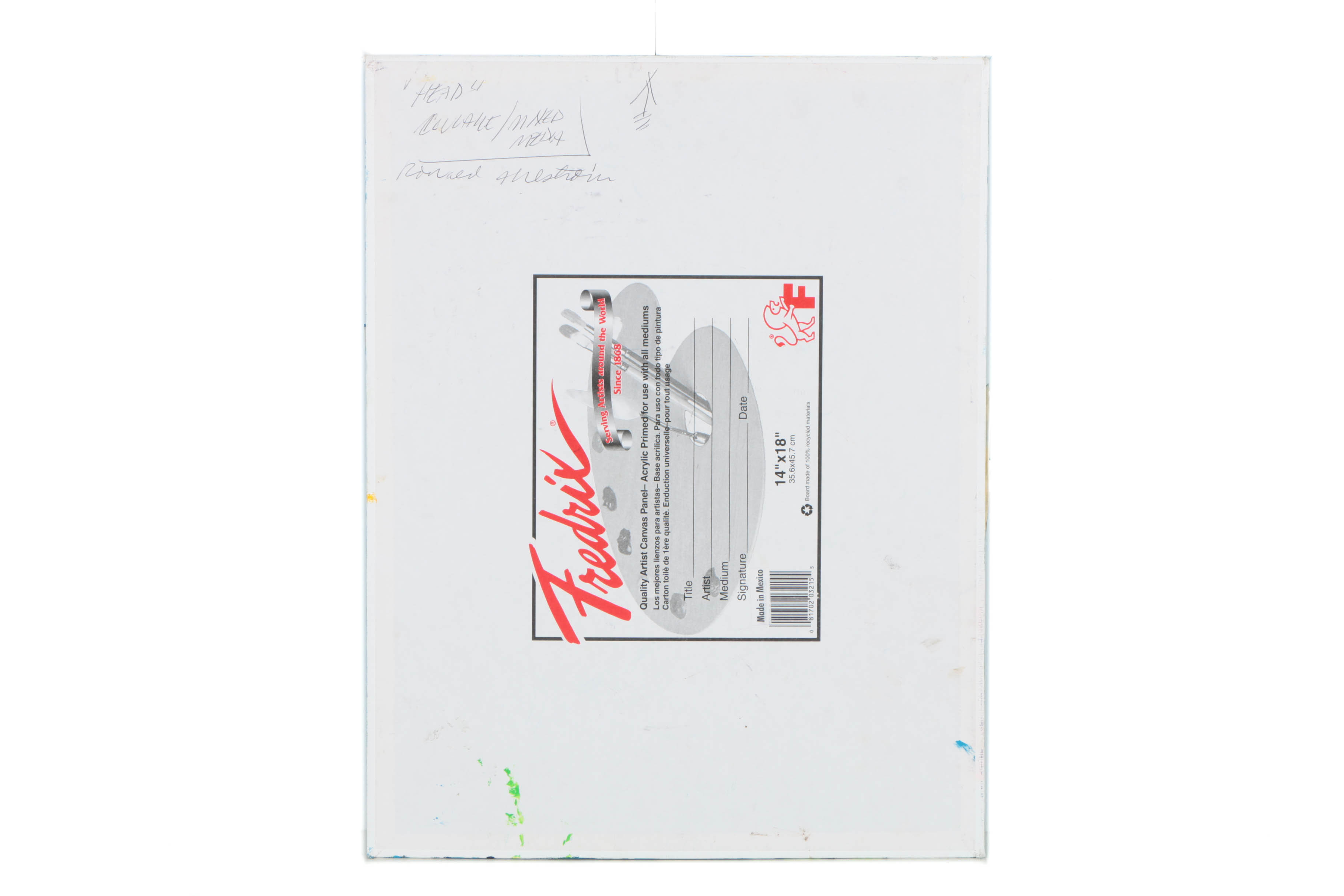 Assortment of Ronald Ahlström Abstract Mixed Media Compositions on Canvas Boards