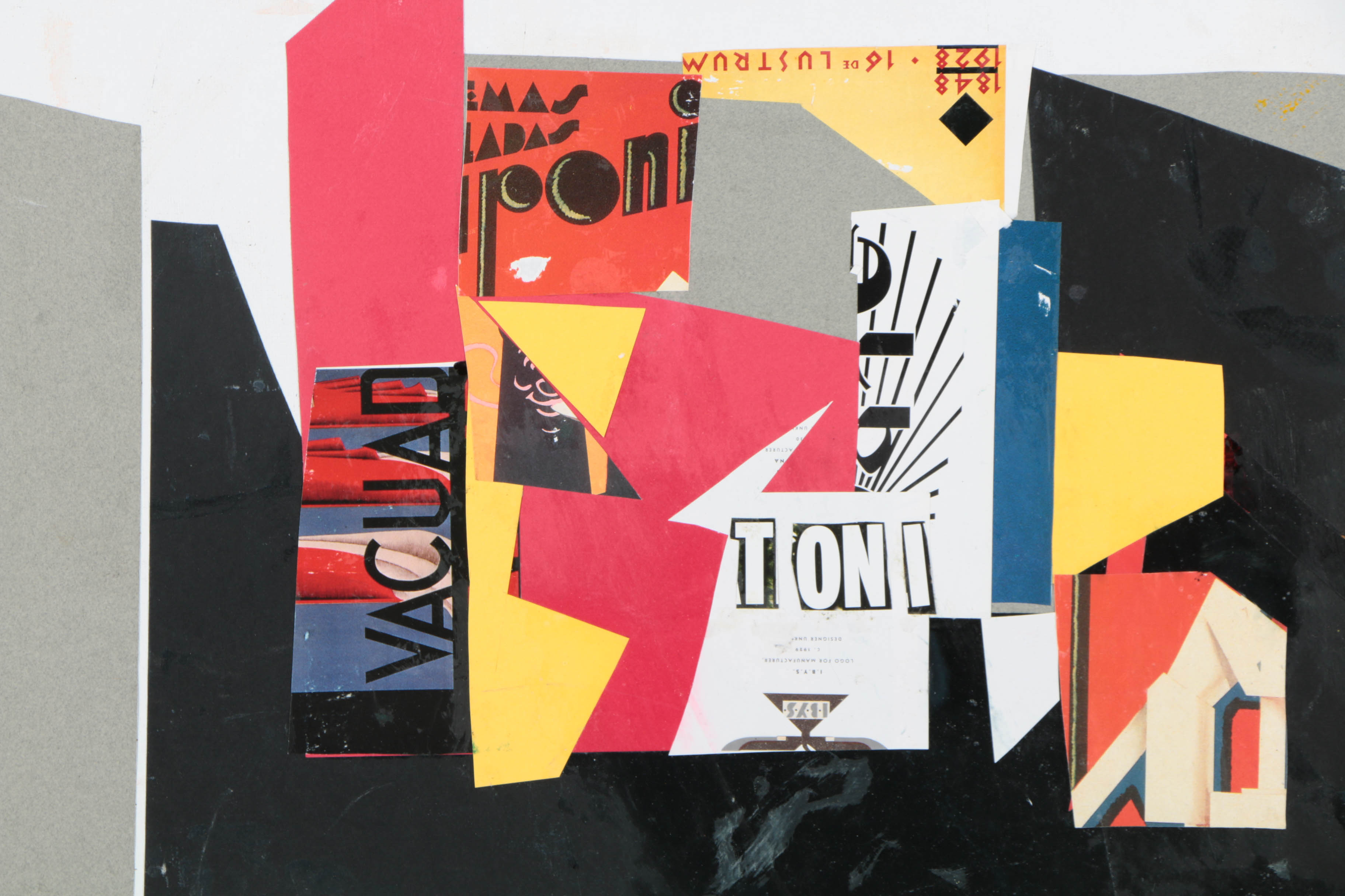 Assortment of Ronald Ahlström Abstract Mixed Media Compositions on Canvas Boards