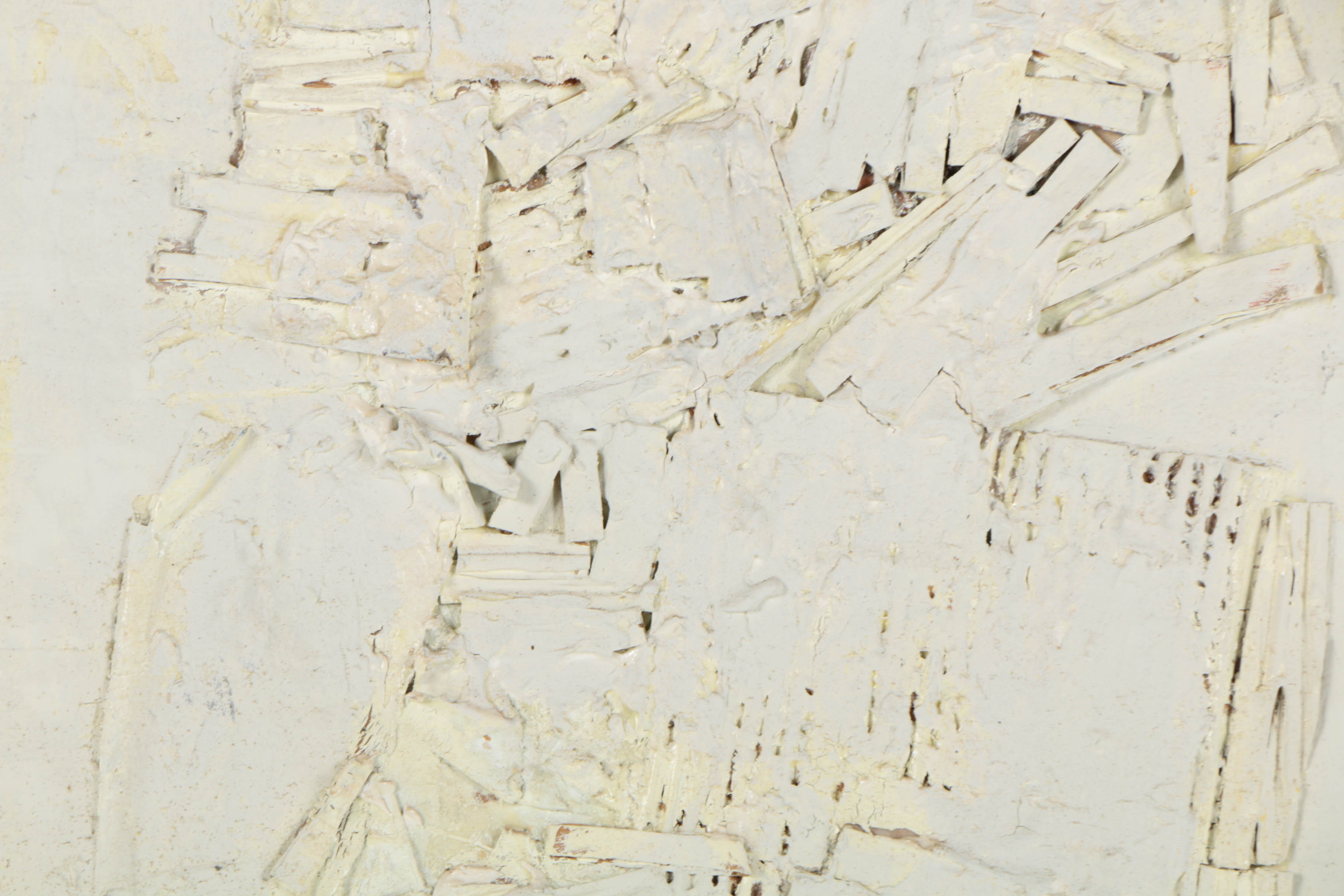 Ronald Ahlström Mix Media Collage on Canvas "Untitled"