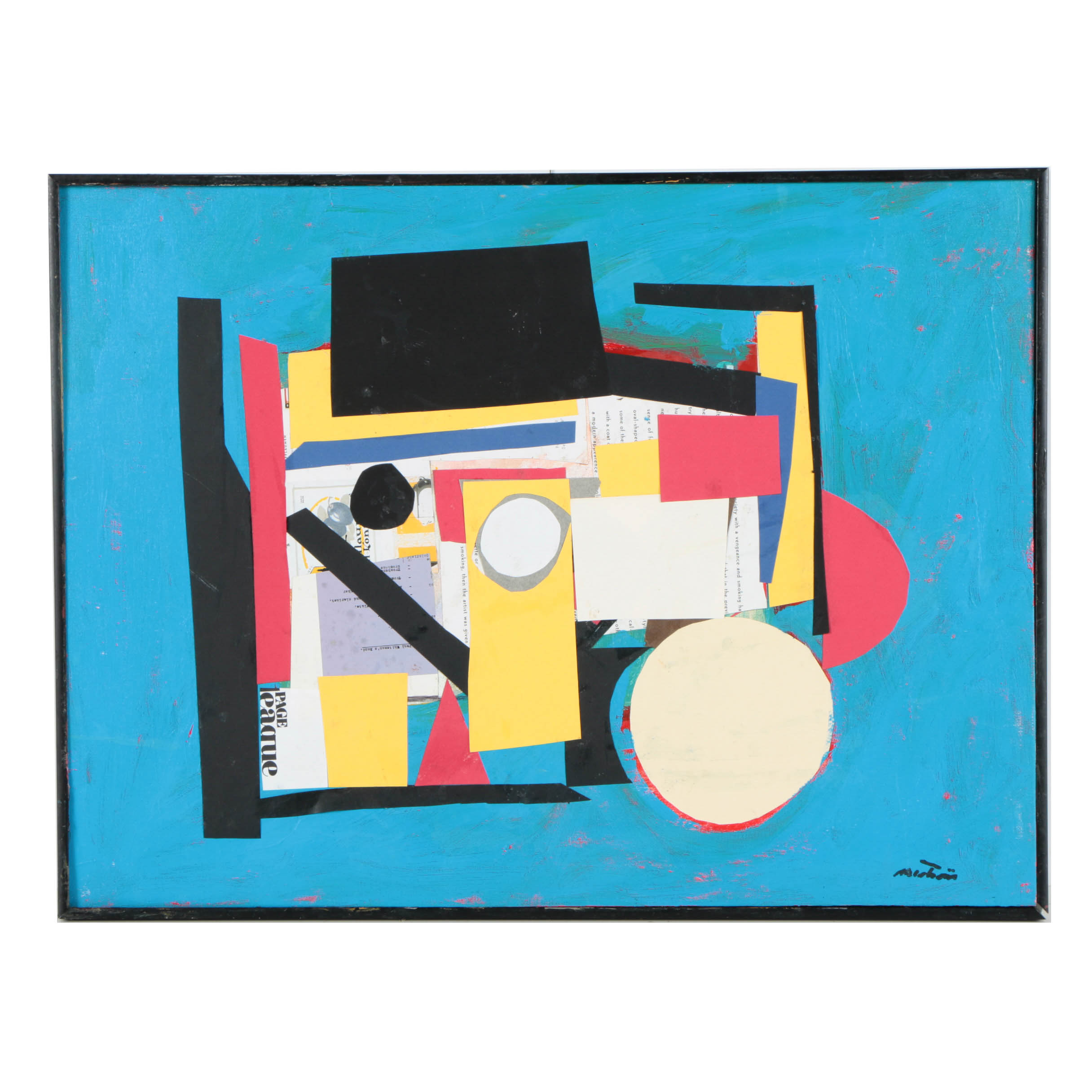 Ronald Ahlström Mixed Media on Canvas "Untitled"