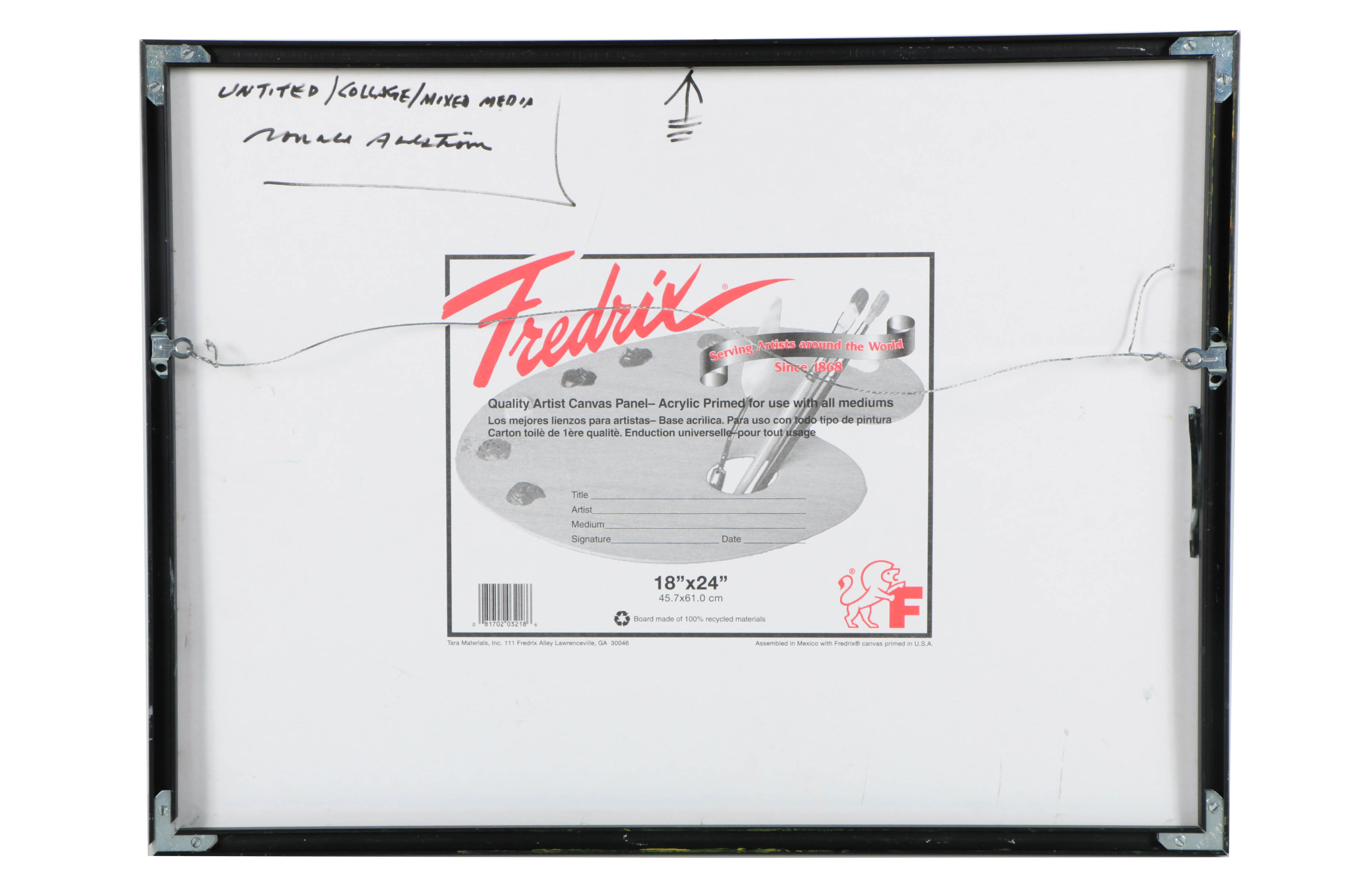 Ronald Ahlström Mixed Media on Canvas "Untitled"