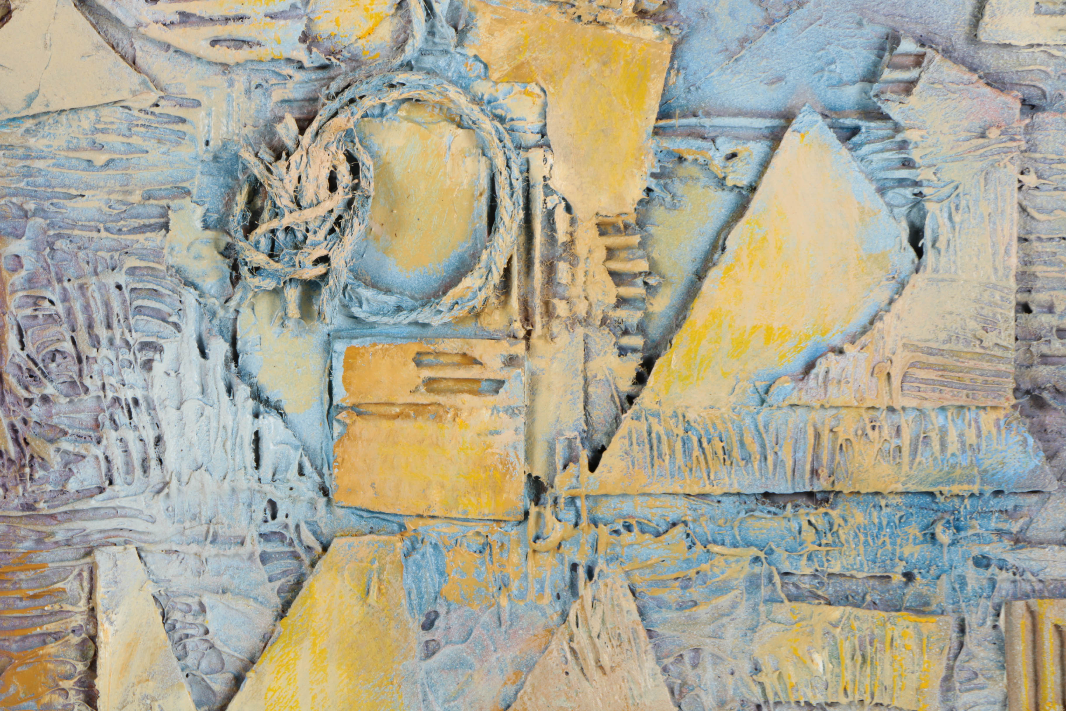 Ronald Ahlström Assorted Mixed Media Collages on Canvas Board "Untitled"