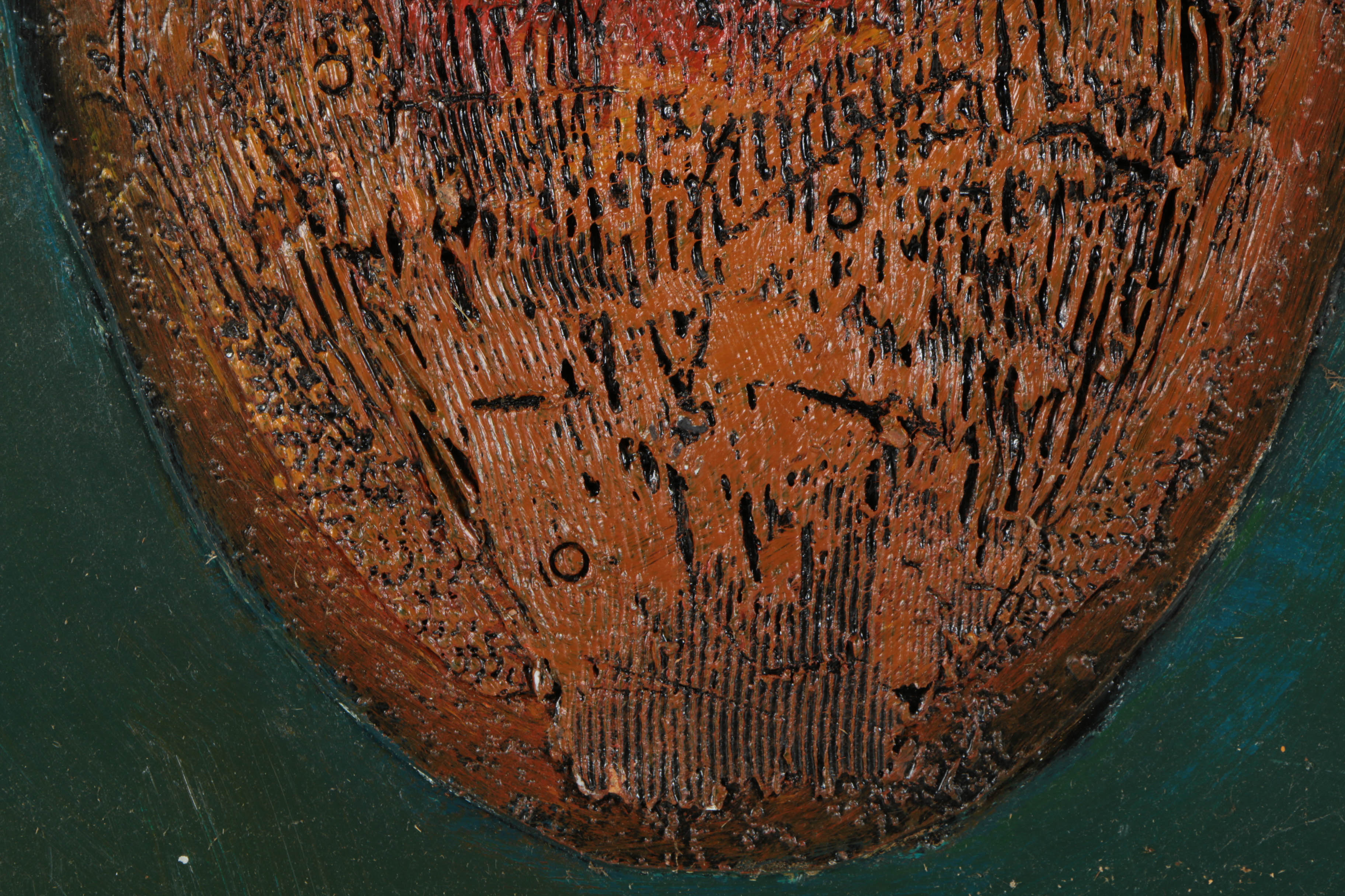 Pair of Ronald Ahlström Mixed Media Collage on Board Abstract Compositions