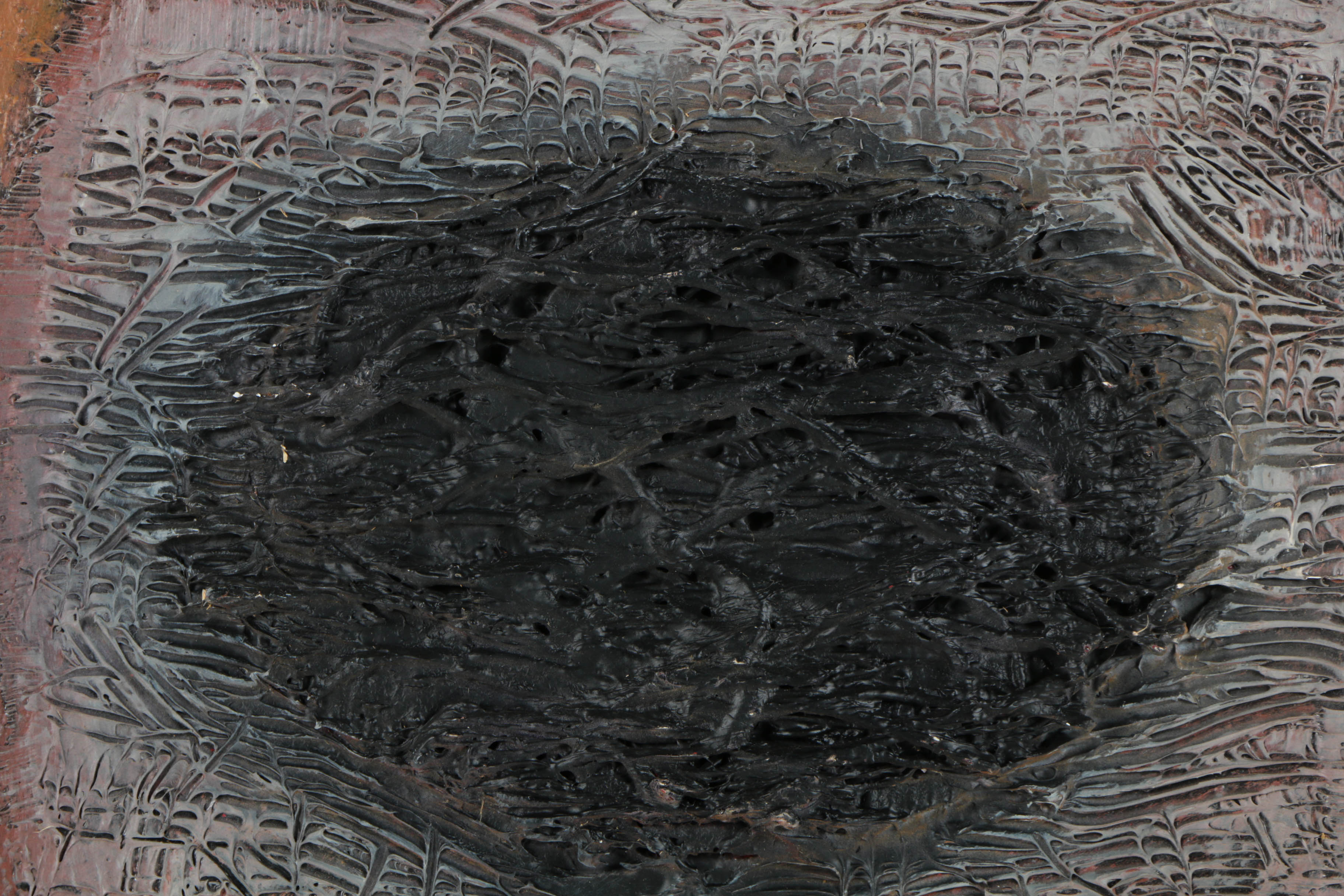 Pair of Ronald Ahlström Mixed Media Collage on Board Abstract Compositions