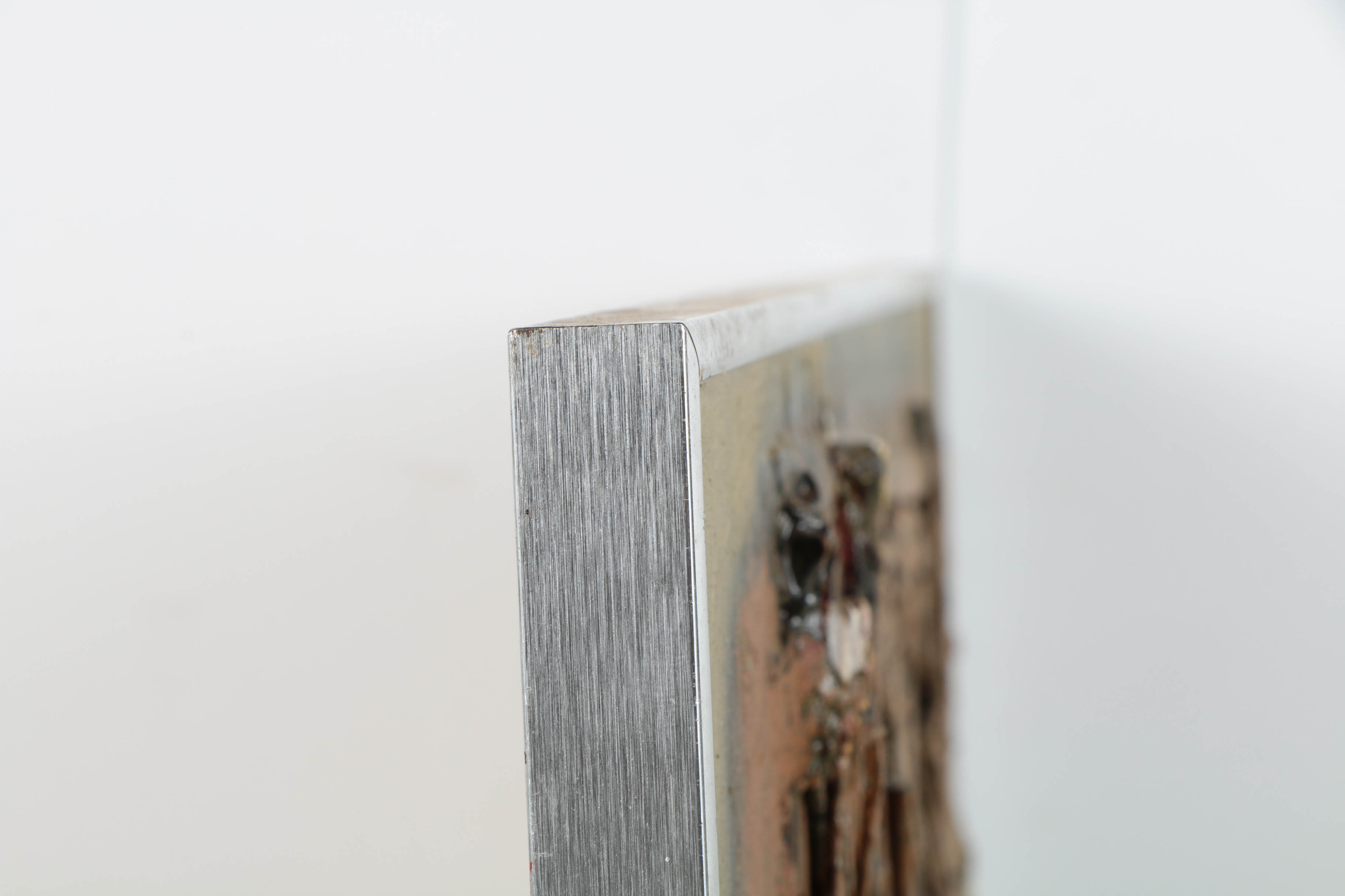 Ronald Ahlström Mixed Media Collage on Board "Untitled"