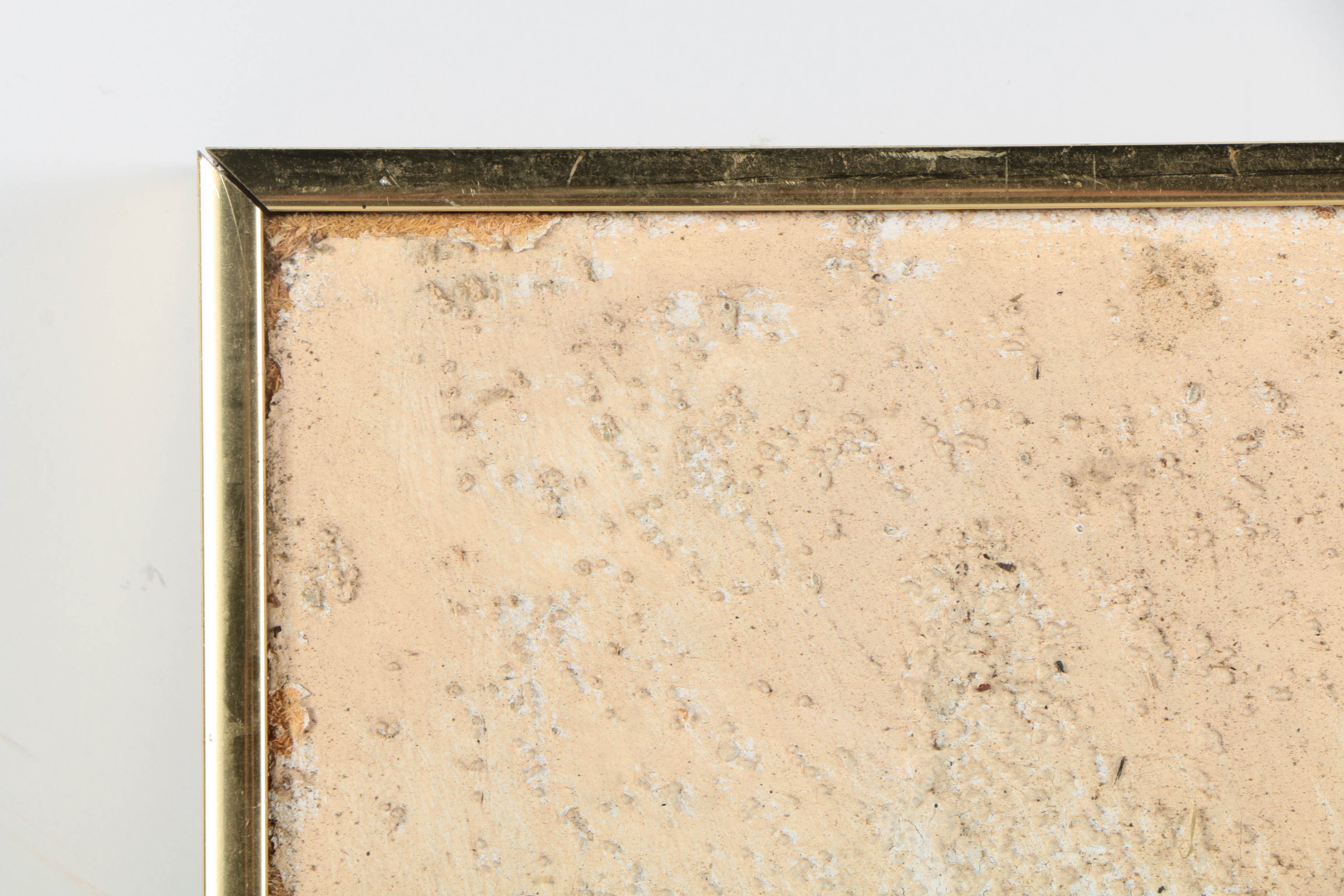 Ronald Ahlström Mixed Media Collage on Board "Untitled"