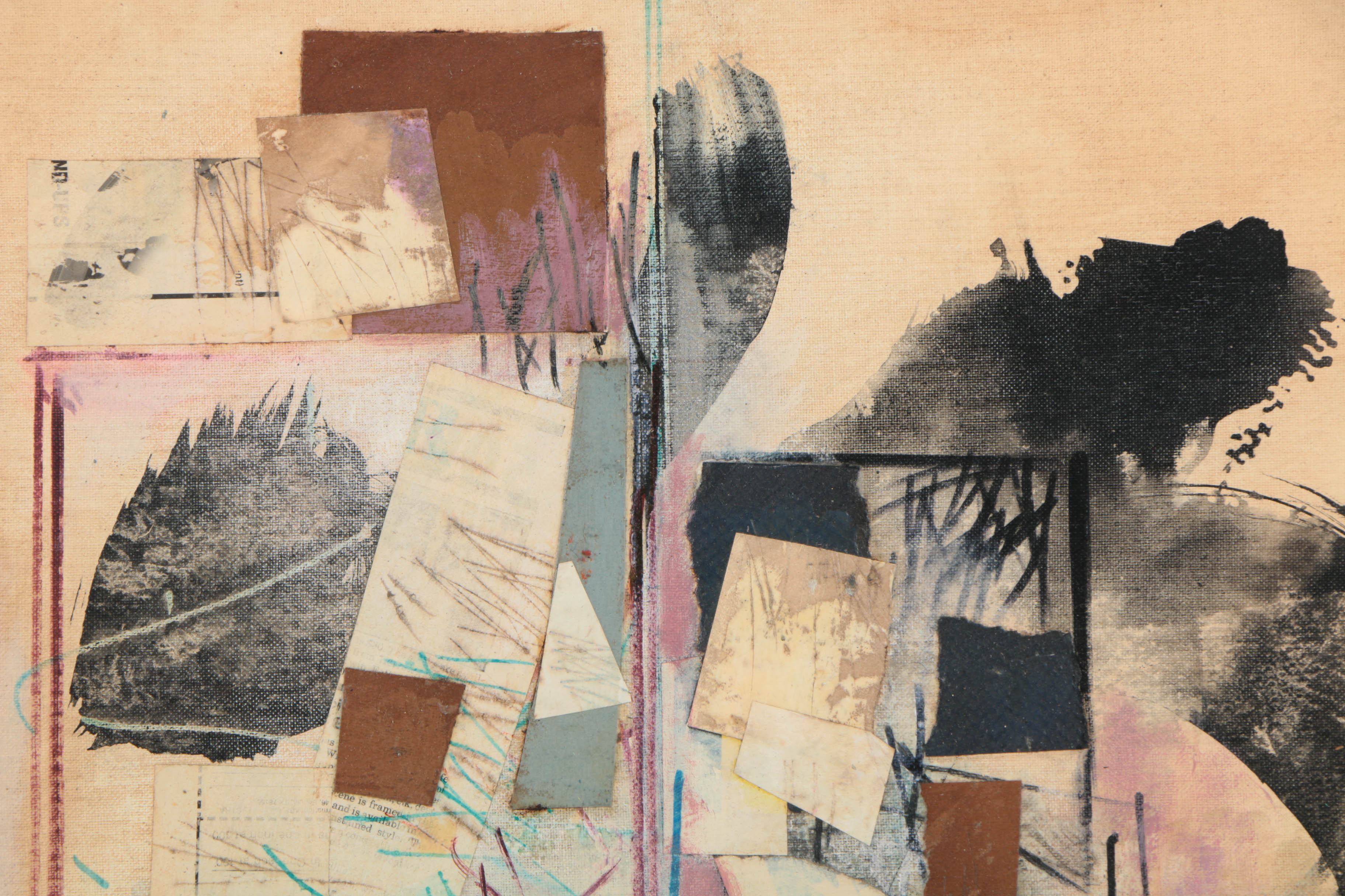 Ronald Ahlström Mixed Media on Canvas "Untitled"