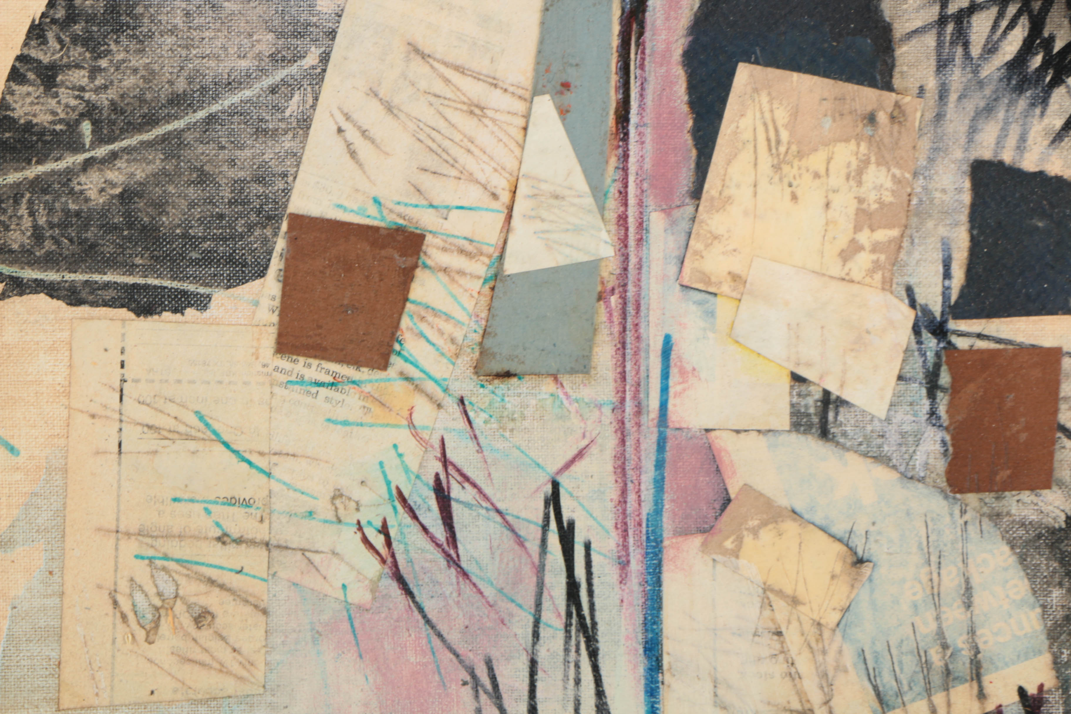 Ronald Ahlström Mixed Media on Canvas "Untitled"