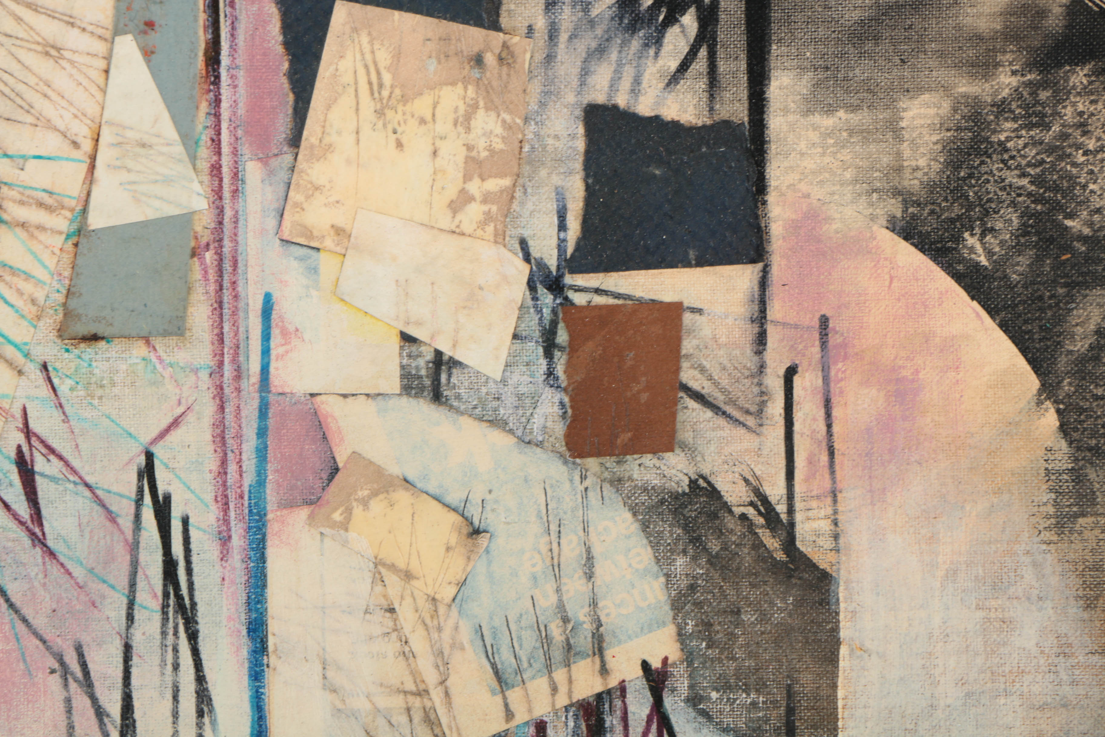 Ronald Ahlström Mixed Media on Canvas "Untitled"