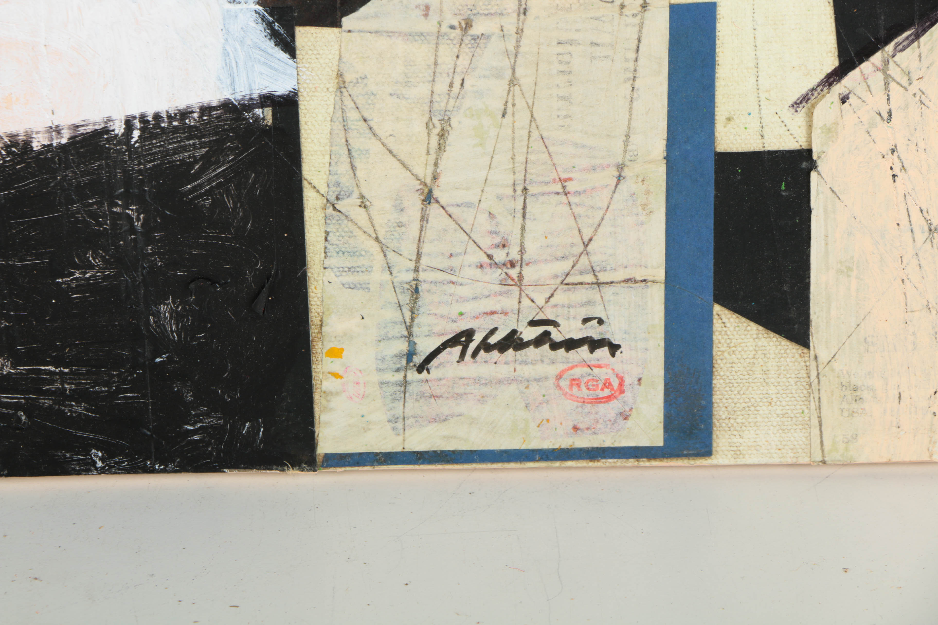 Ronald Ahlström Mixed Media on Canvas "Untitled"