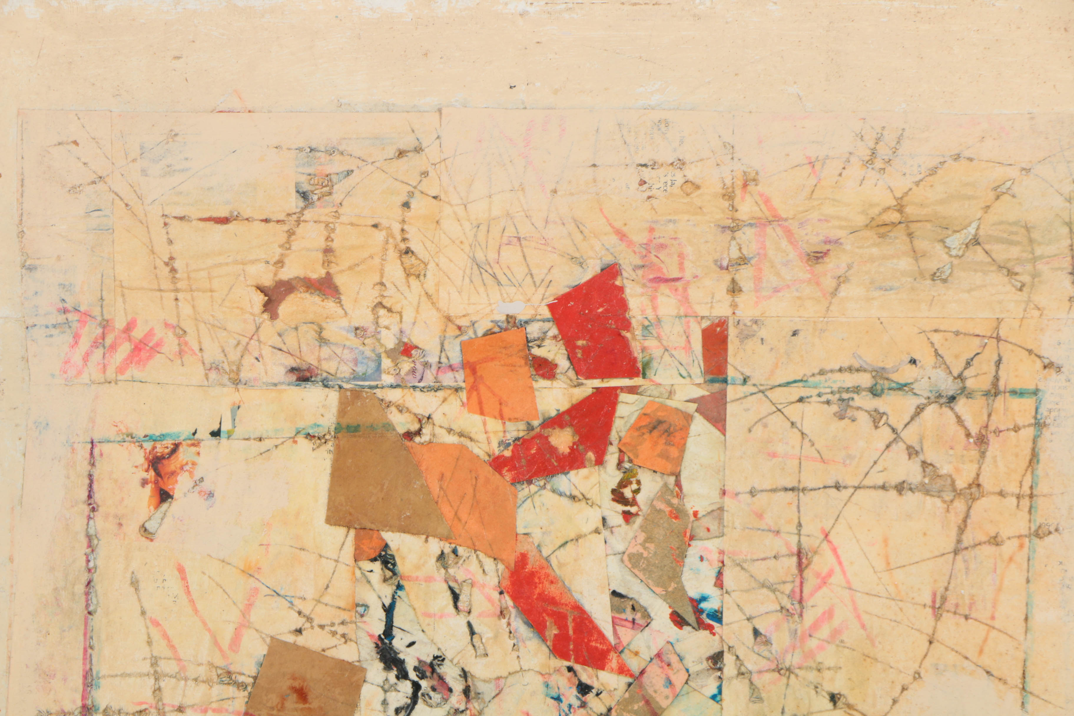 Ronald Ahlström Mixed Media on Canvas "Untitled"