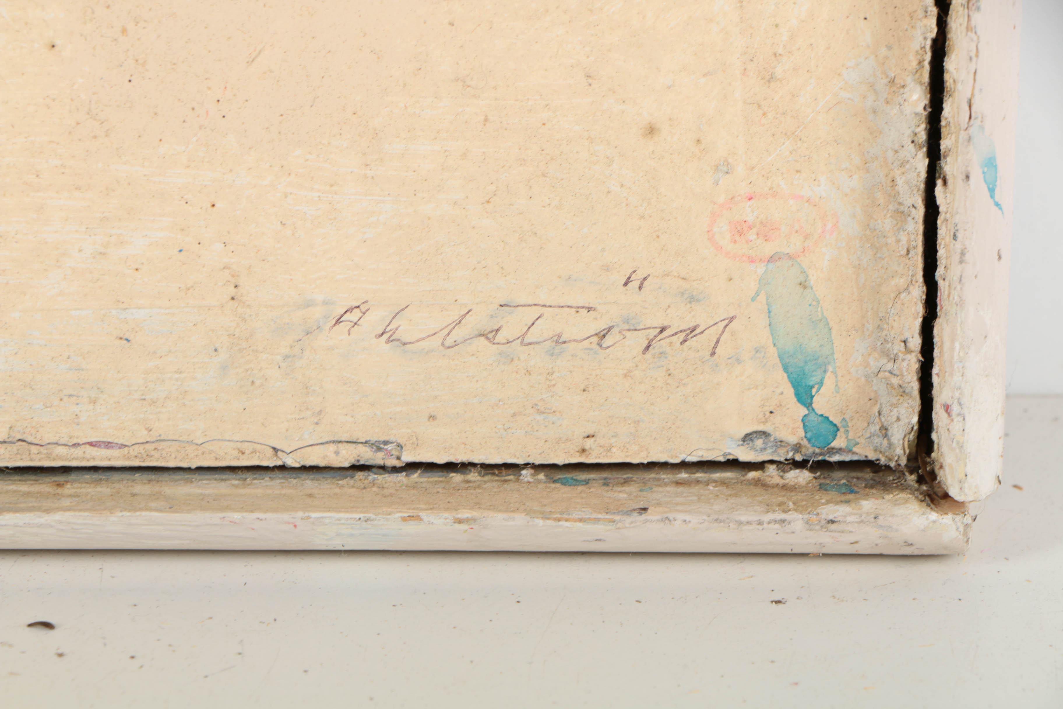 Ronald Ahlström Mixed Media on Canvas "Untitled"