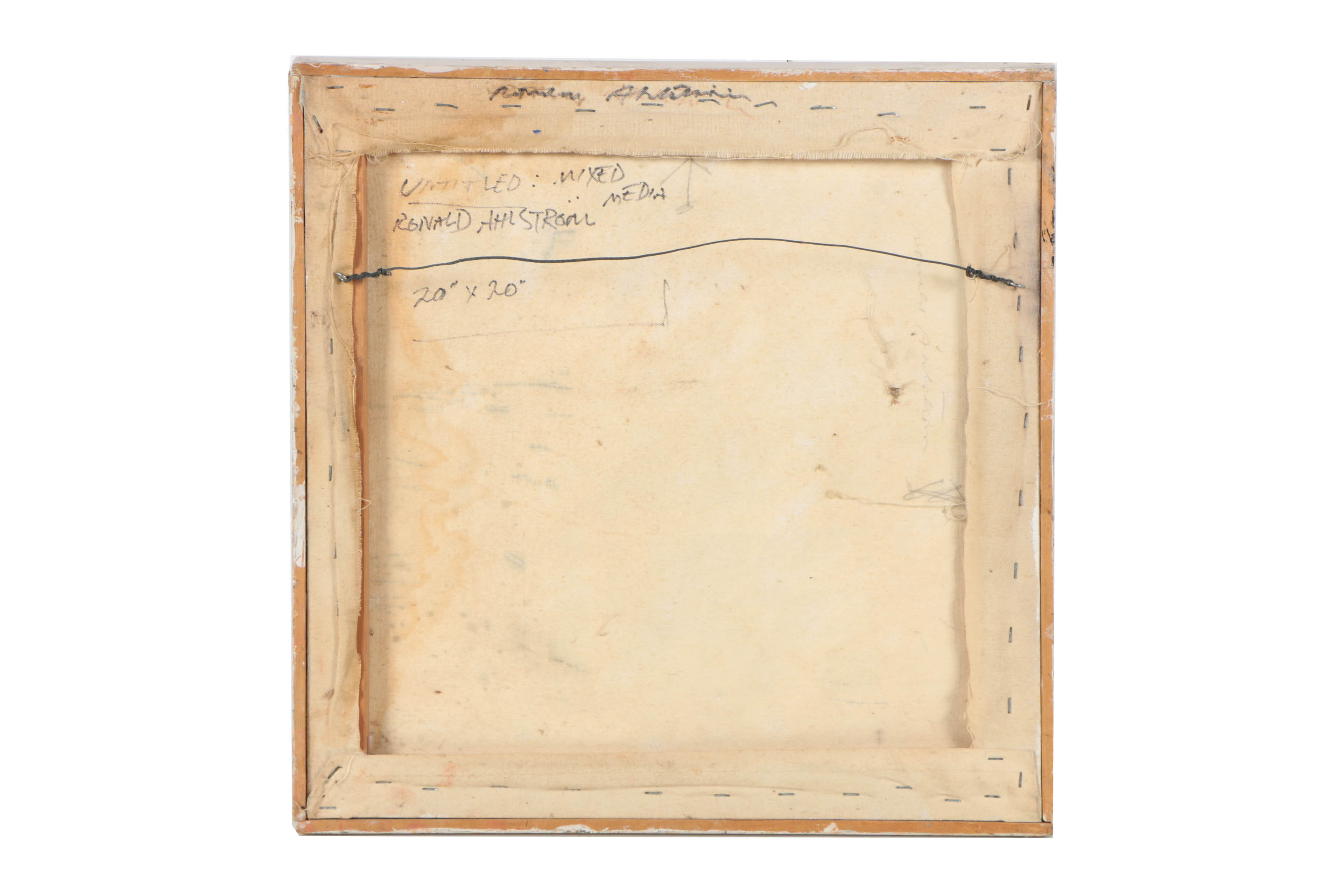 Ronald Ahlström Mixed Media on Canvas "Untitled"