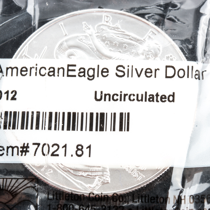 2012 and 2013 American Silver Eagle Dollars