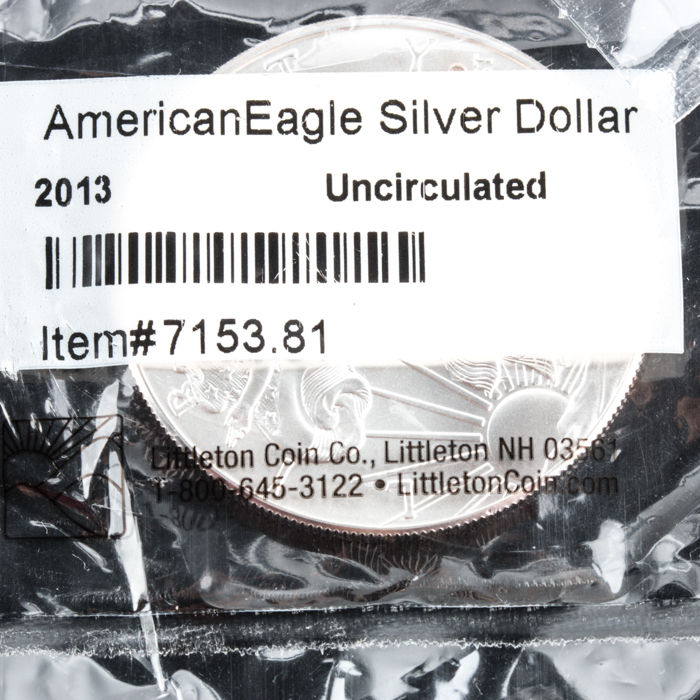 2012 and 2013 American Silver Eagle Dollars