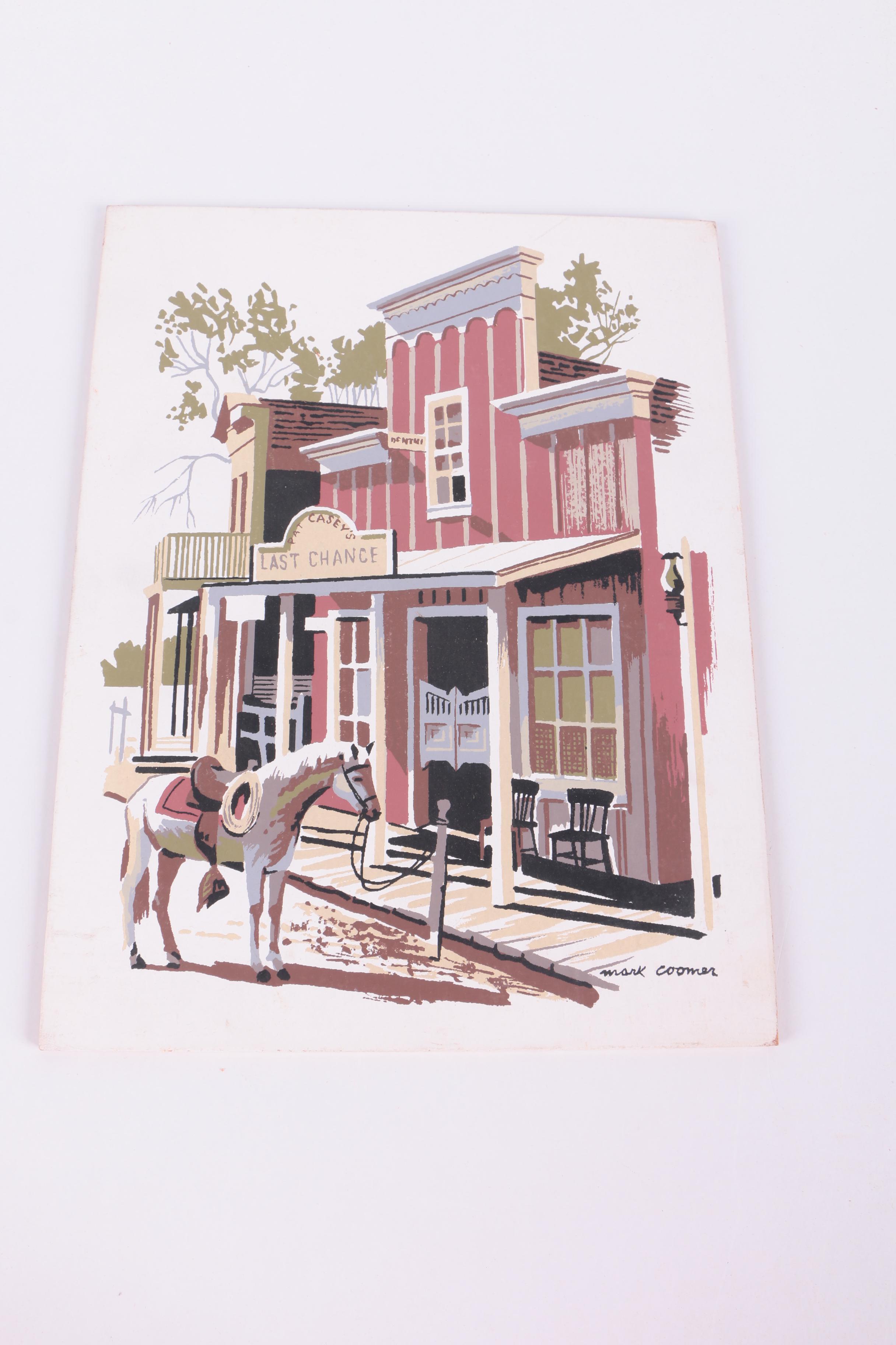 Mark Coomer Serigraphs of Western America