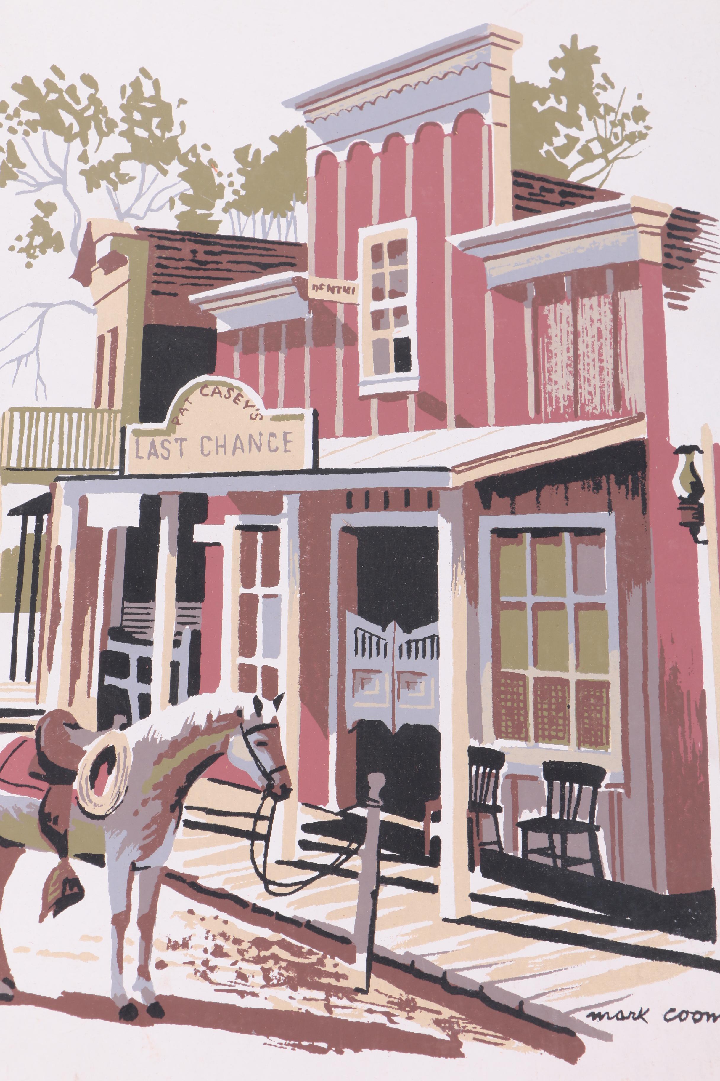 Mark Coomer Serigraphs of Western America