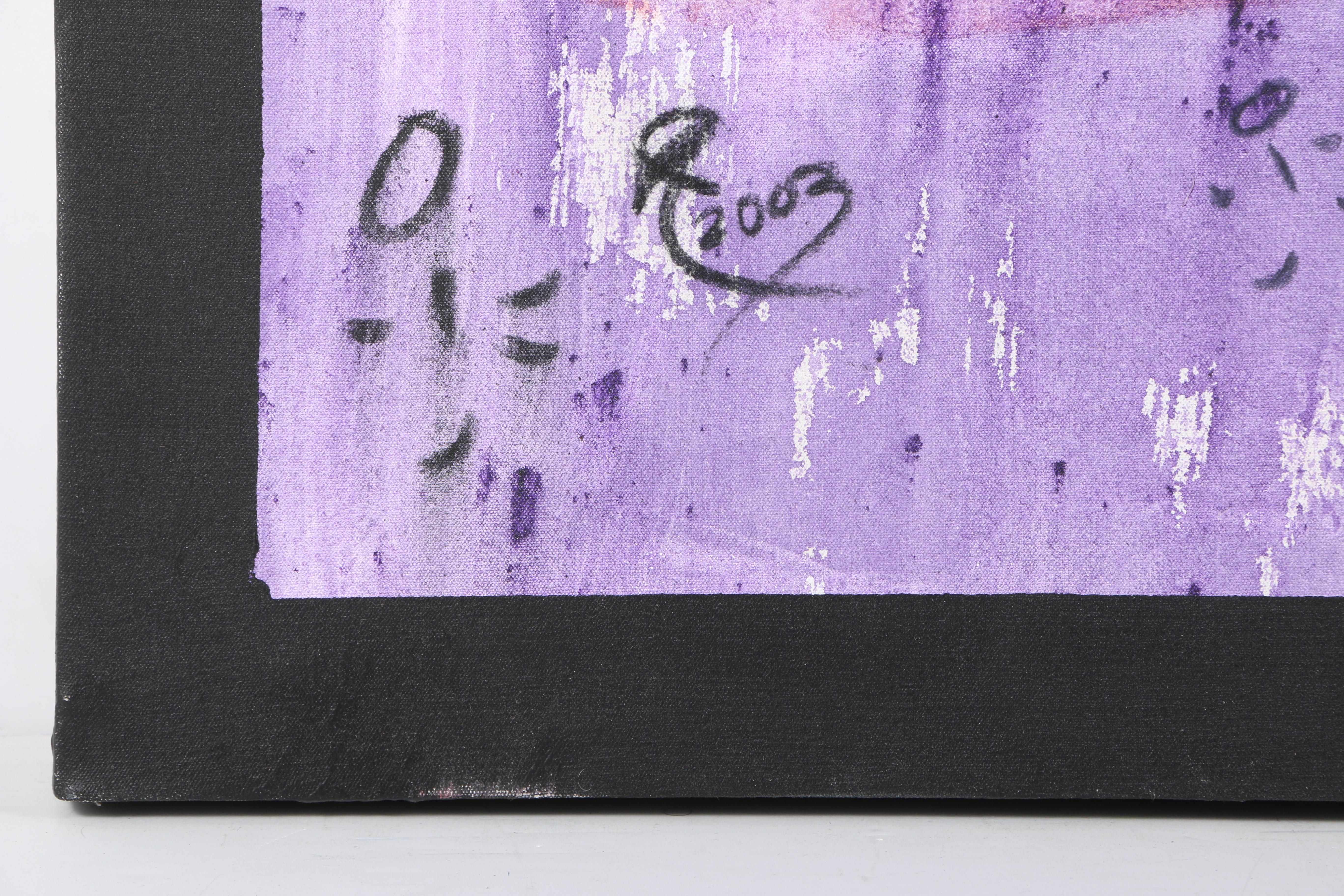 Oil Painting on Canvas of Abstract Composition