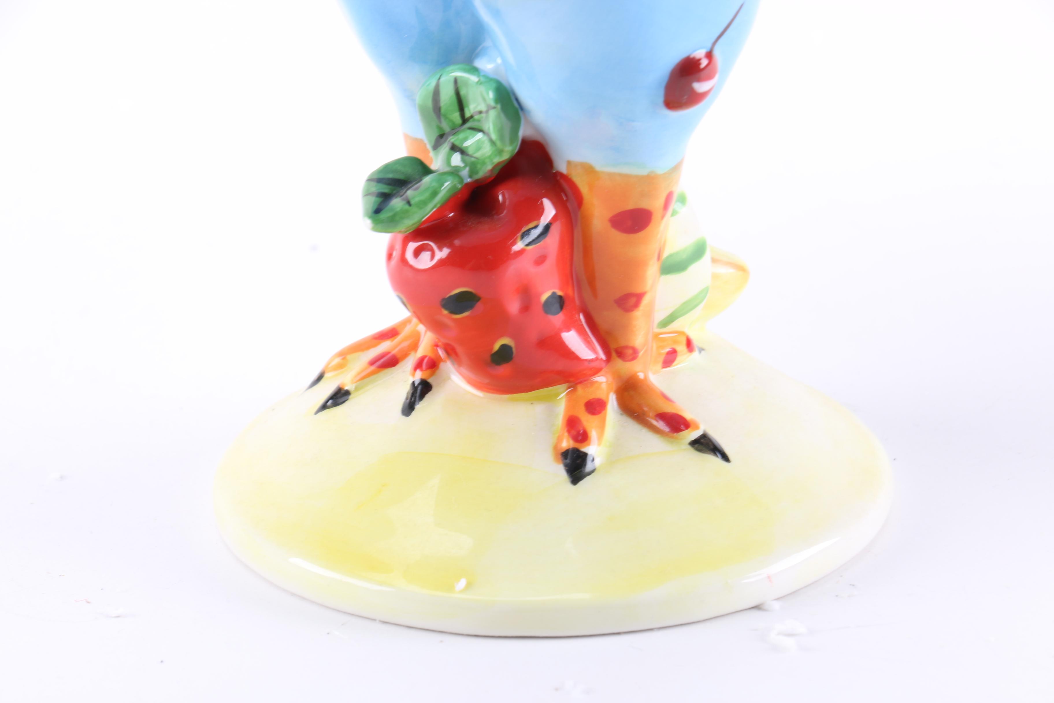 Sharon Neuhaus For Westland "Poultry in Motion" Ceramic Rooster Figurines