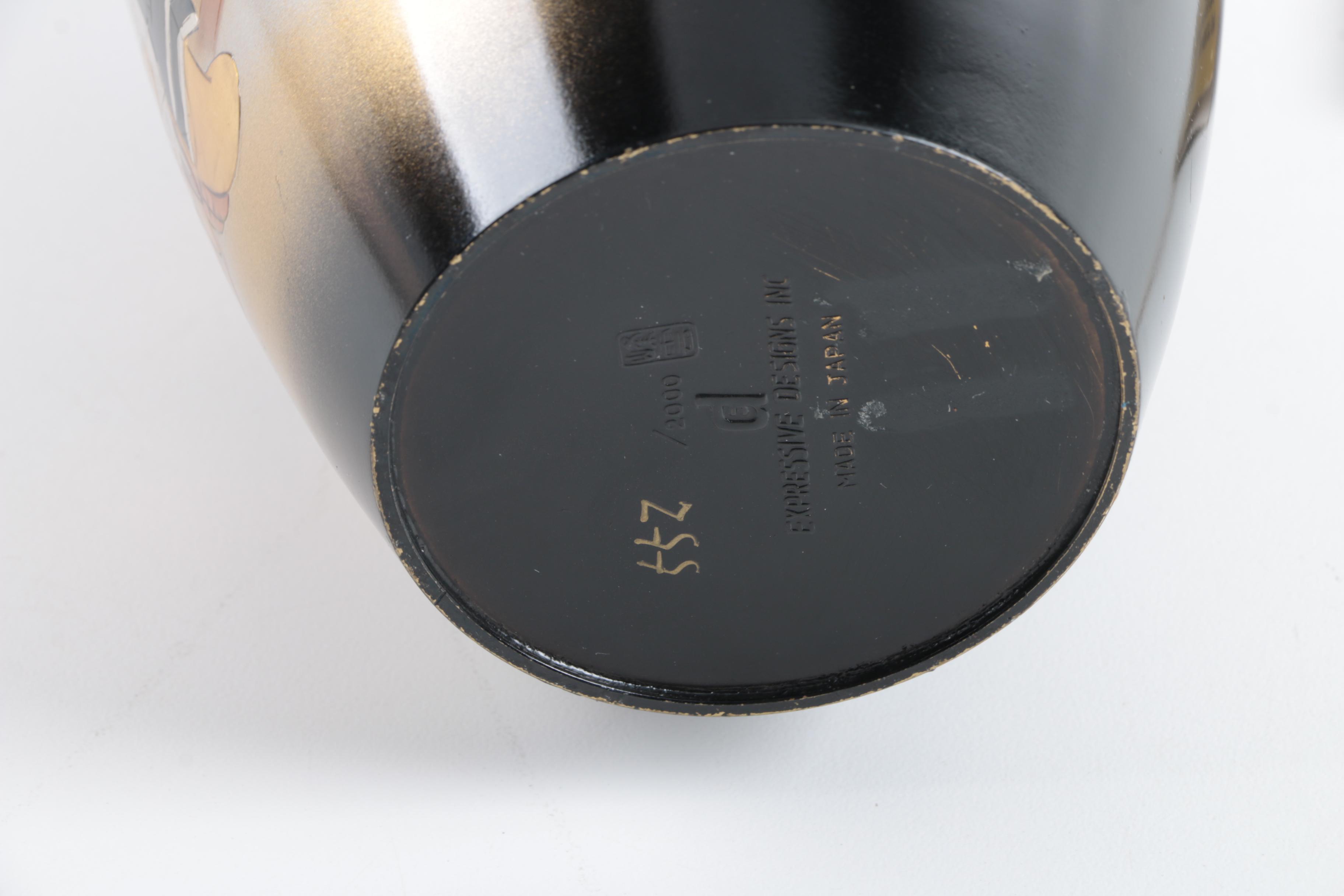 Japanese Chokin Copper Vase