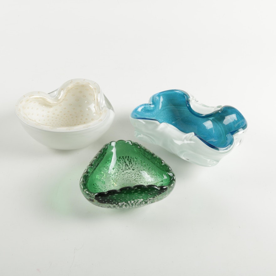 Selection of Art Glass Bowls