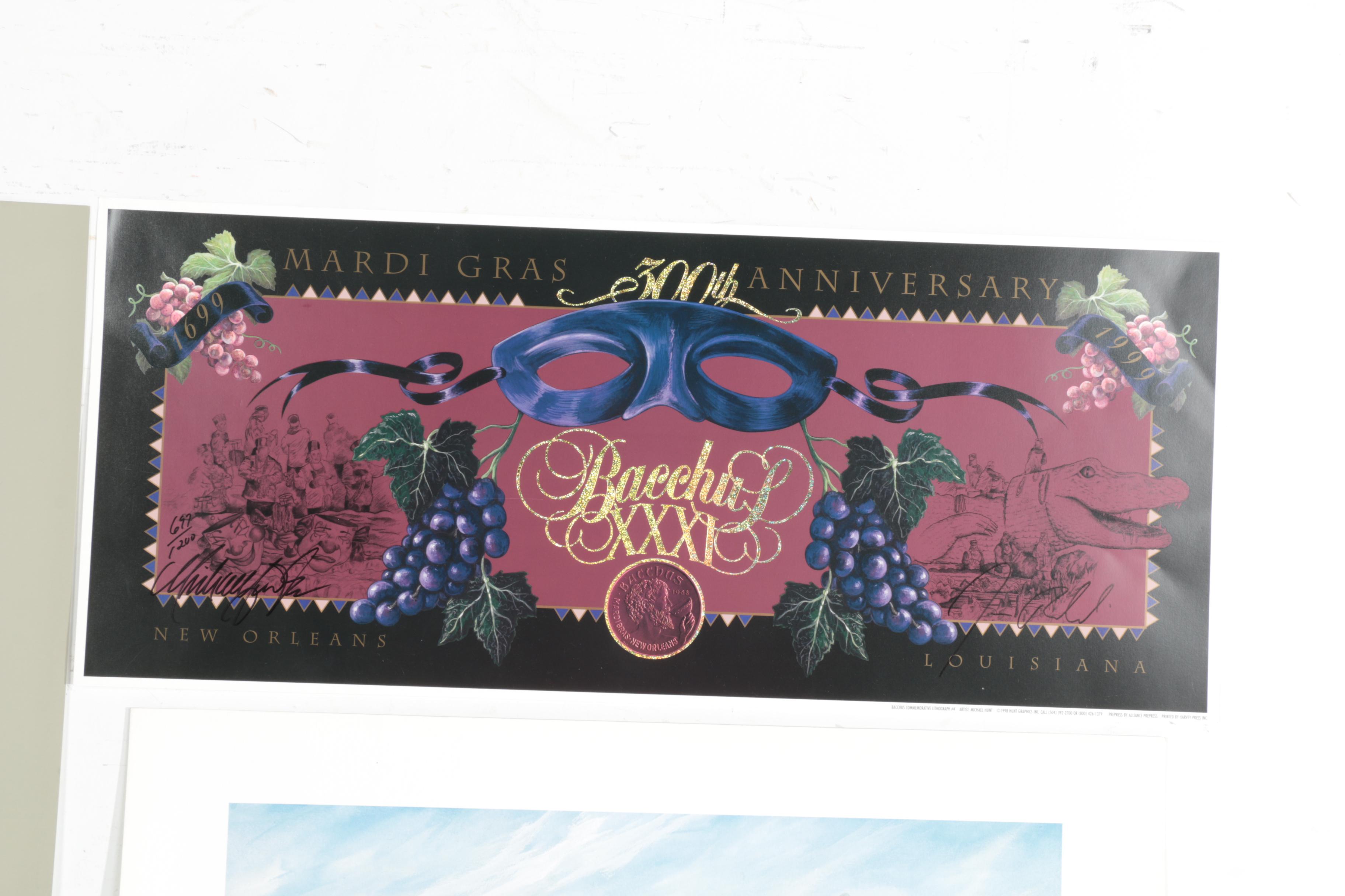 Collection of Limited Edition Louisiana State Event Posters