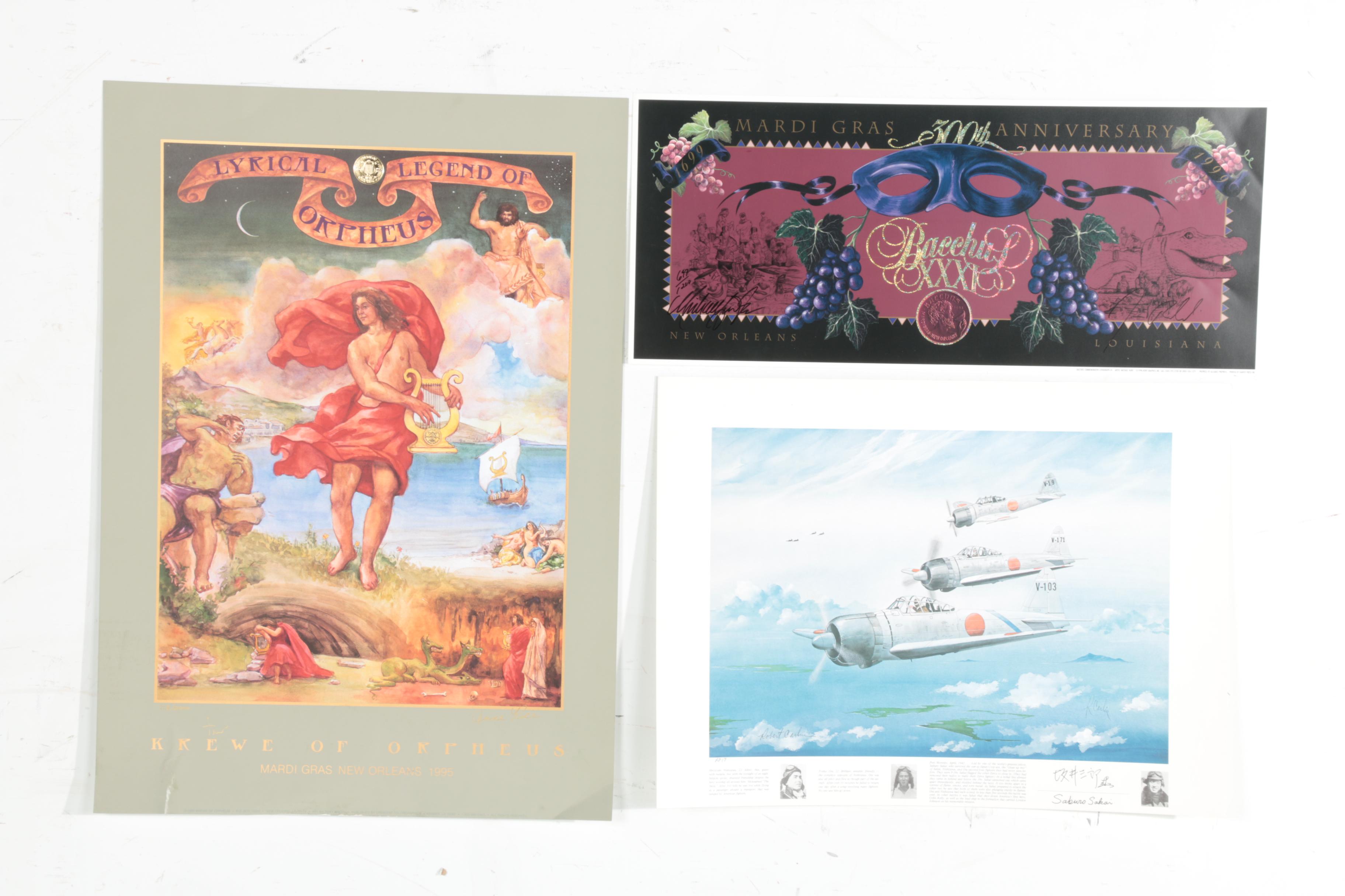 Collection of Limited Edition Louisiana State Event Posters