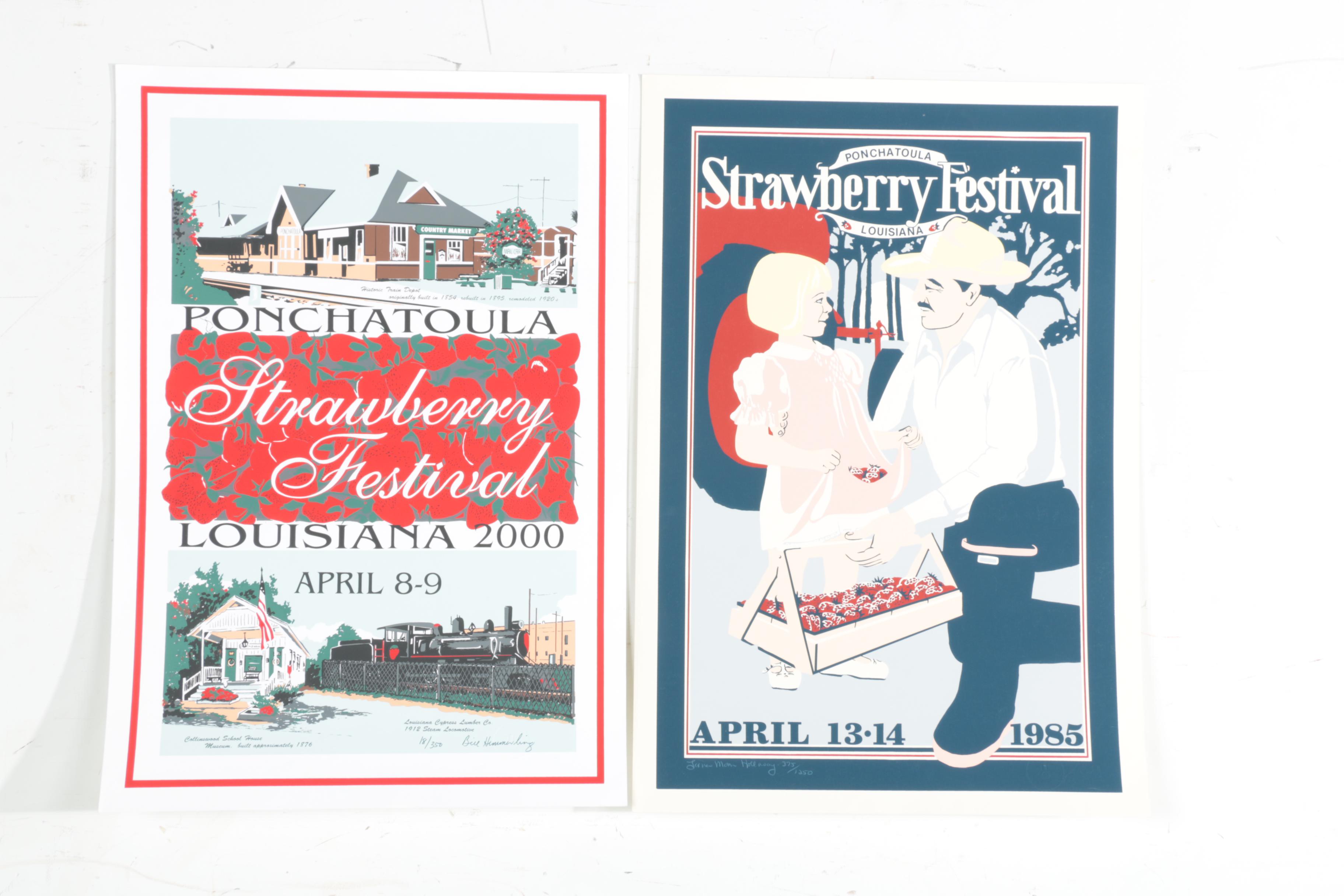 Collection of Limited Edition Louisiana State Event Posters