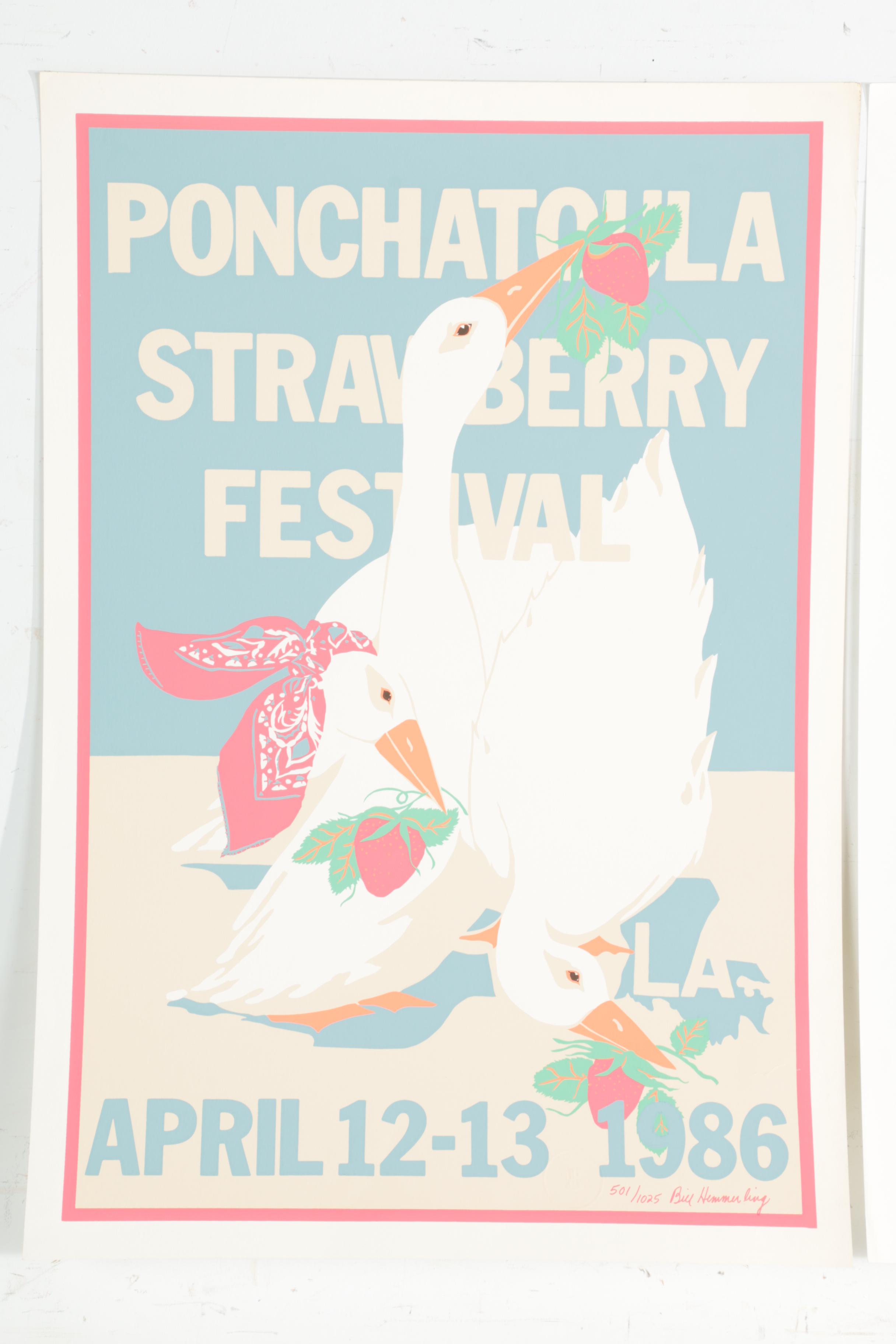 Collection of Limited Edition Louisiana State Event Posters