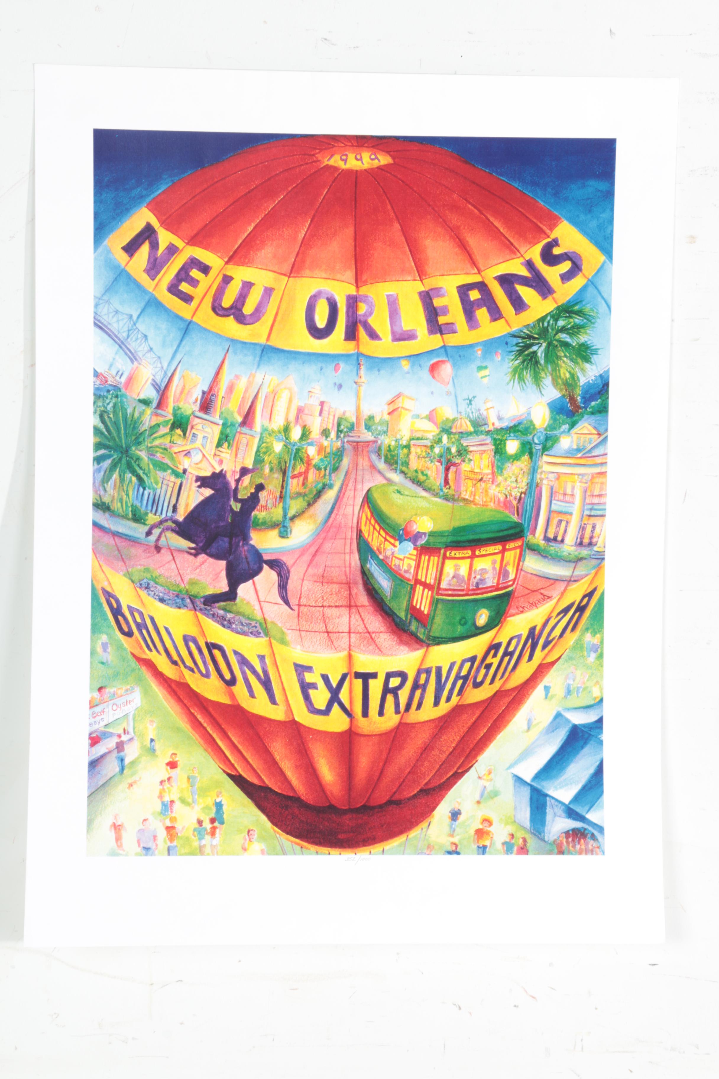 Collection of Limited Edition Louisiana State Event Posters