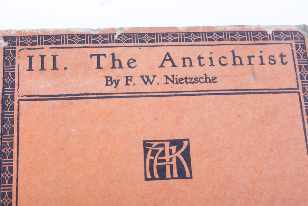 1920 "The Antichrist" by Friedrich Nietzsche