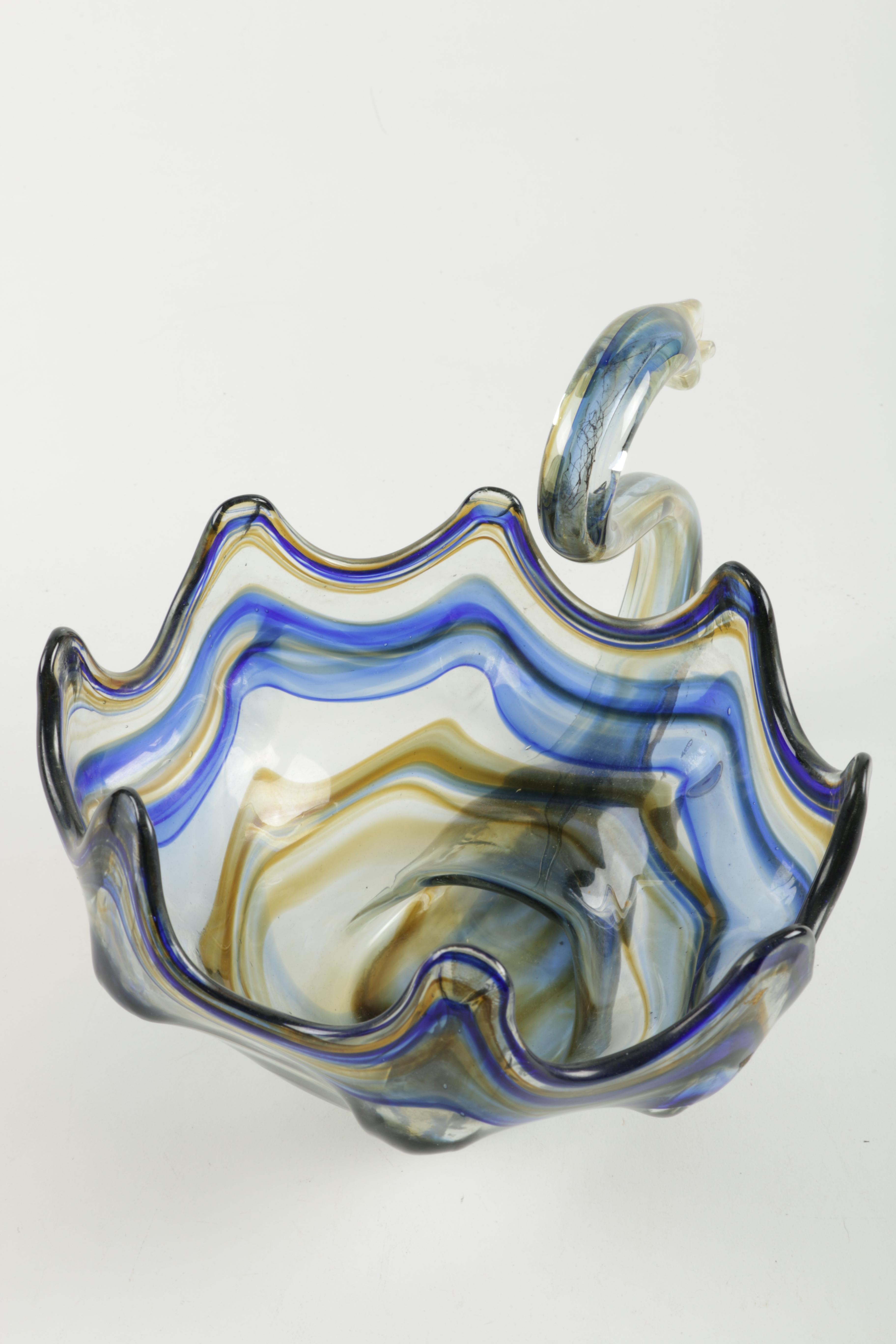 Vintage Art Glass Swan