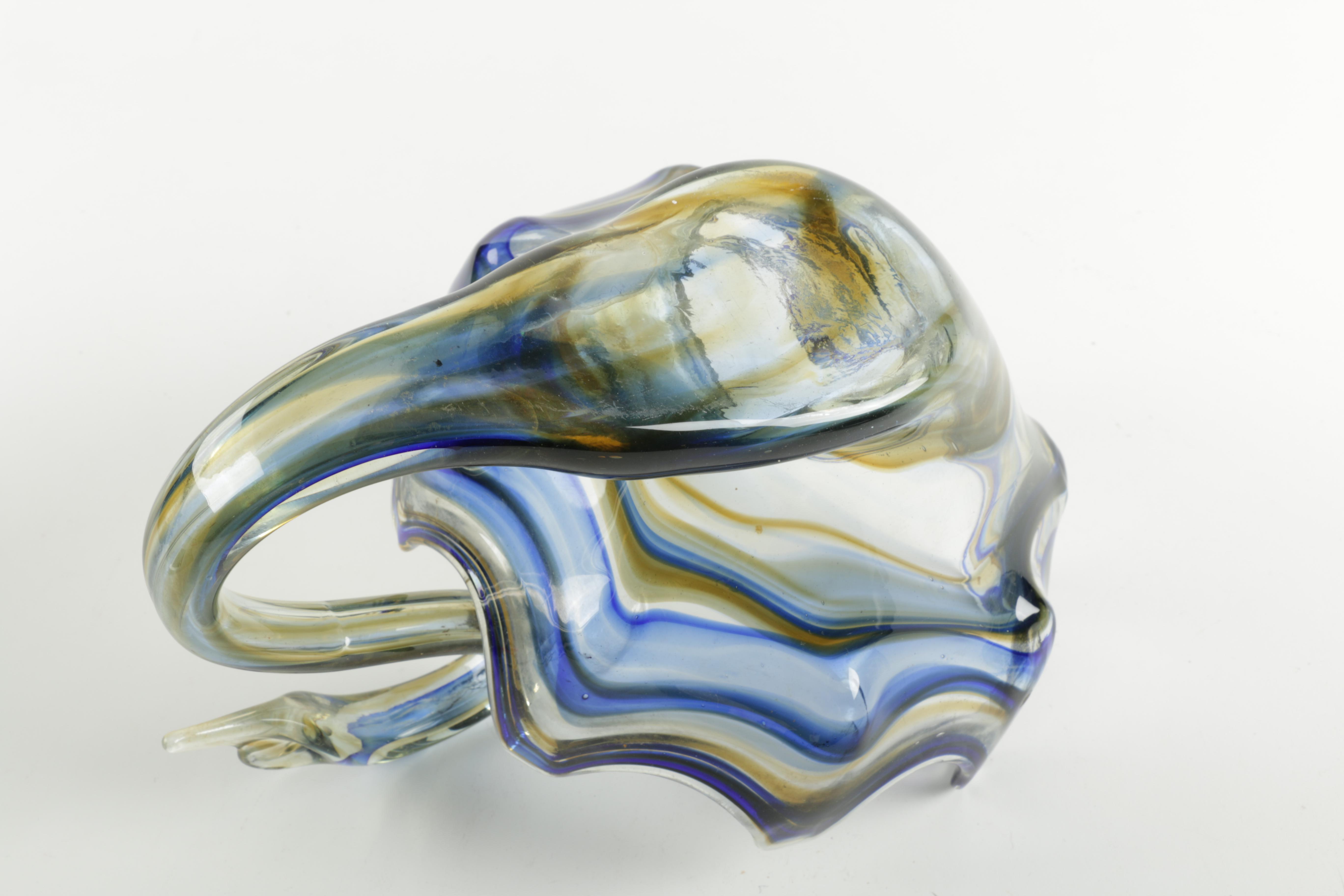 Vintage Art Glass Swan