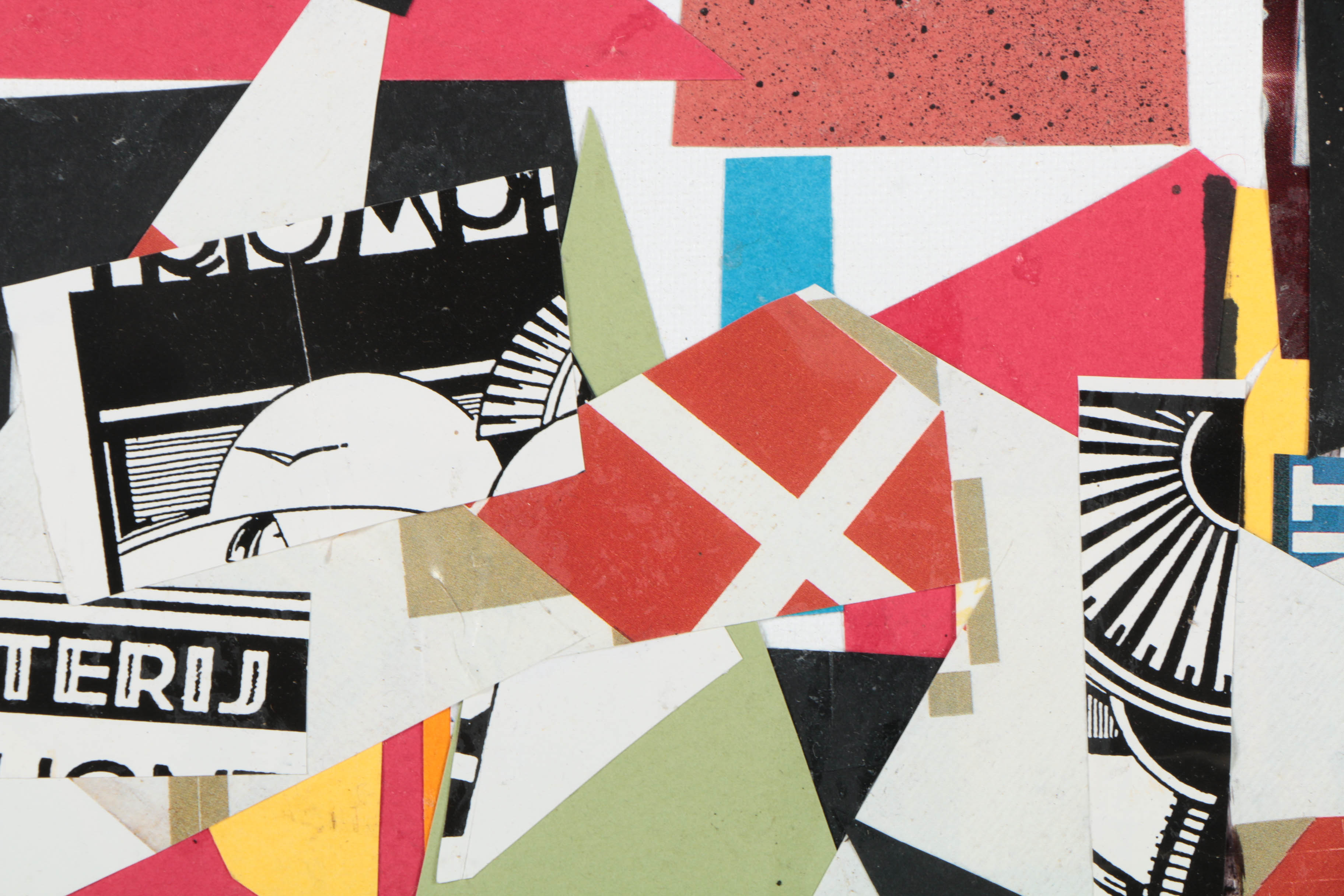 Pair of Ronald Ahlström Mixed Media Collages on Board