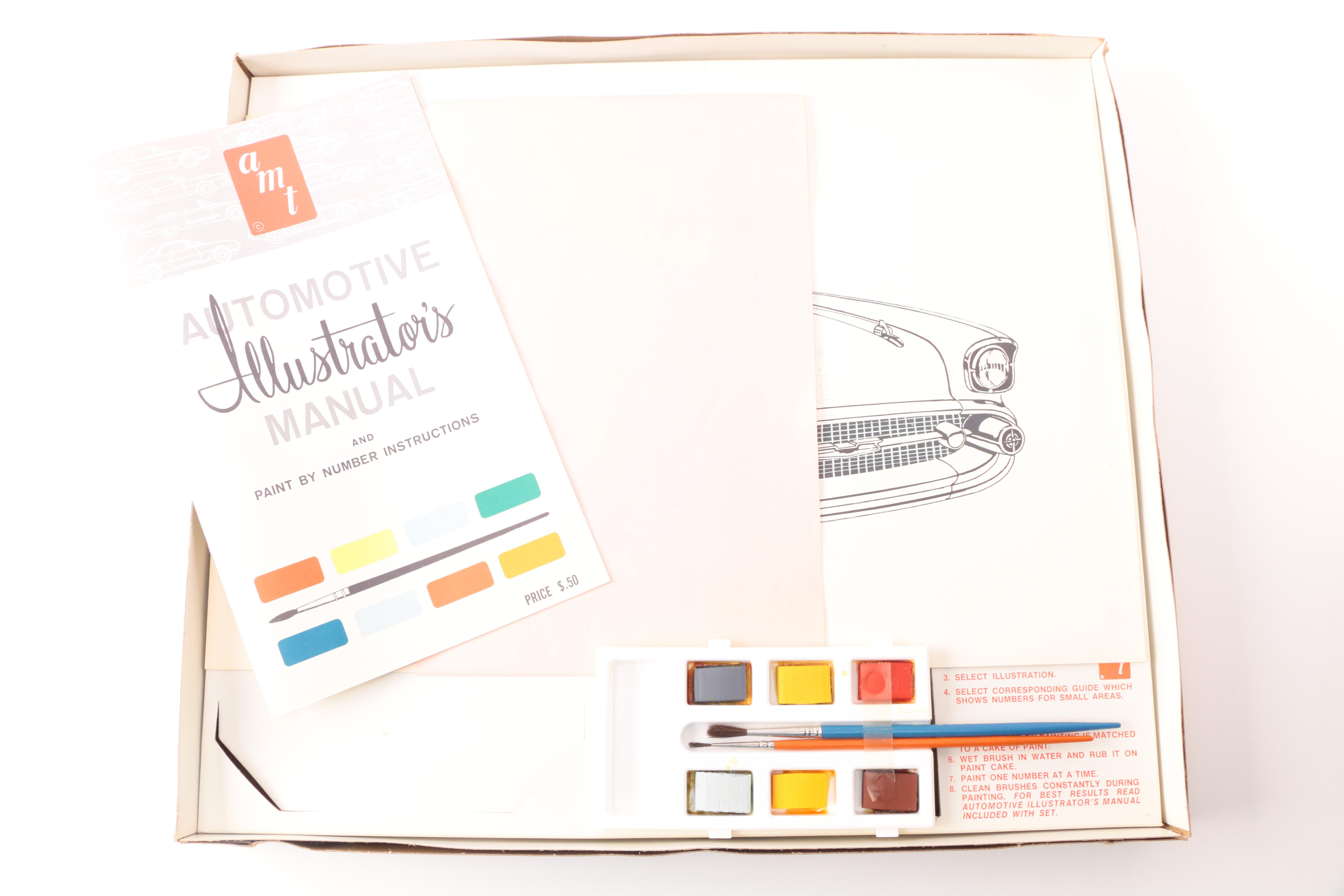 Vintage AMT Model Kits and Paint By Number