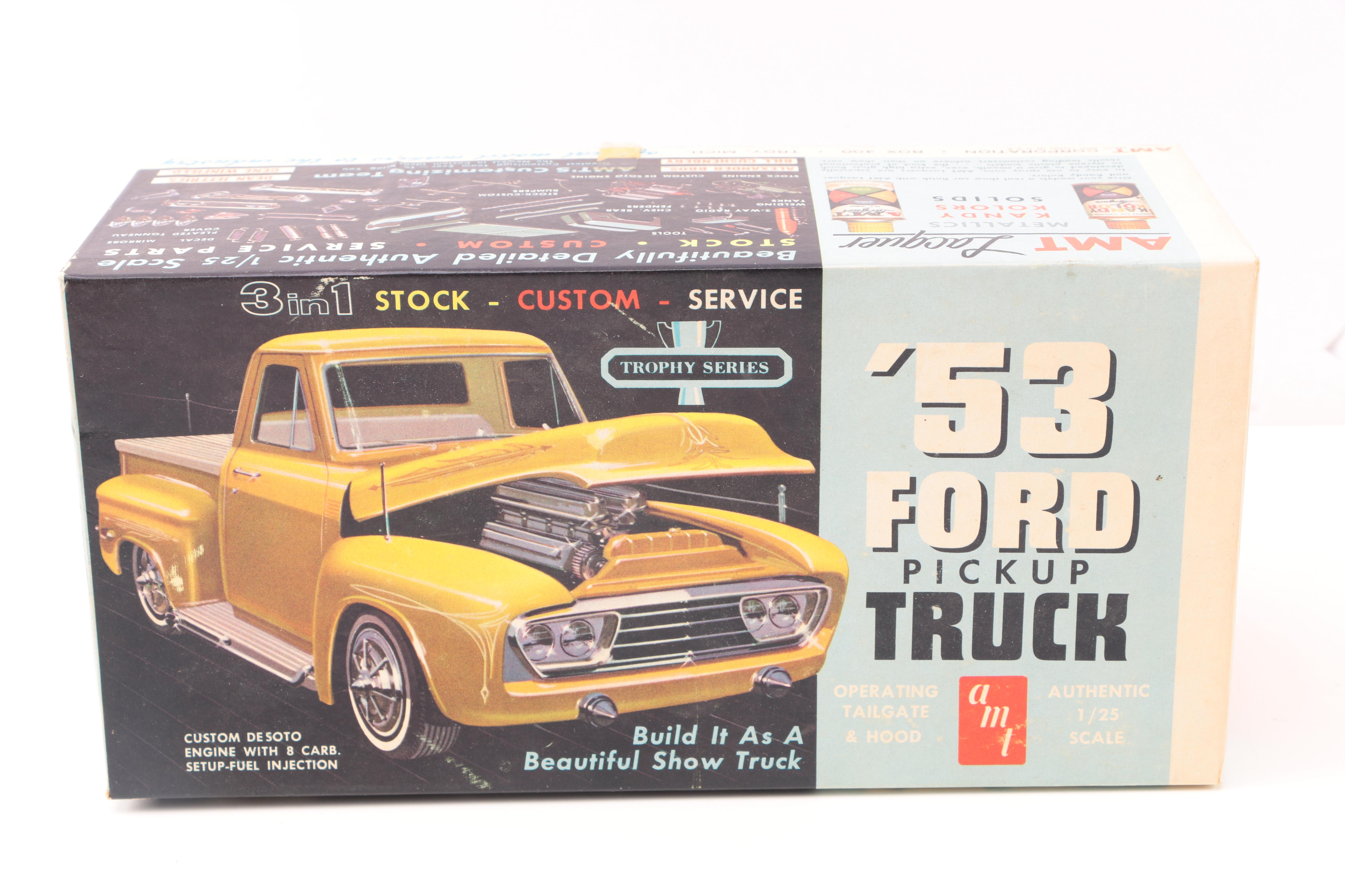Vintage AMT Model Kits and Paint By Number