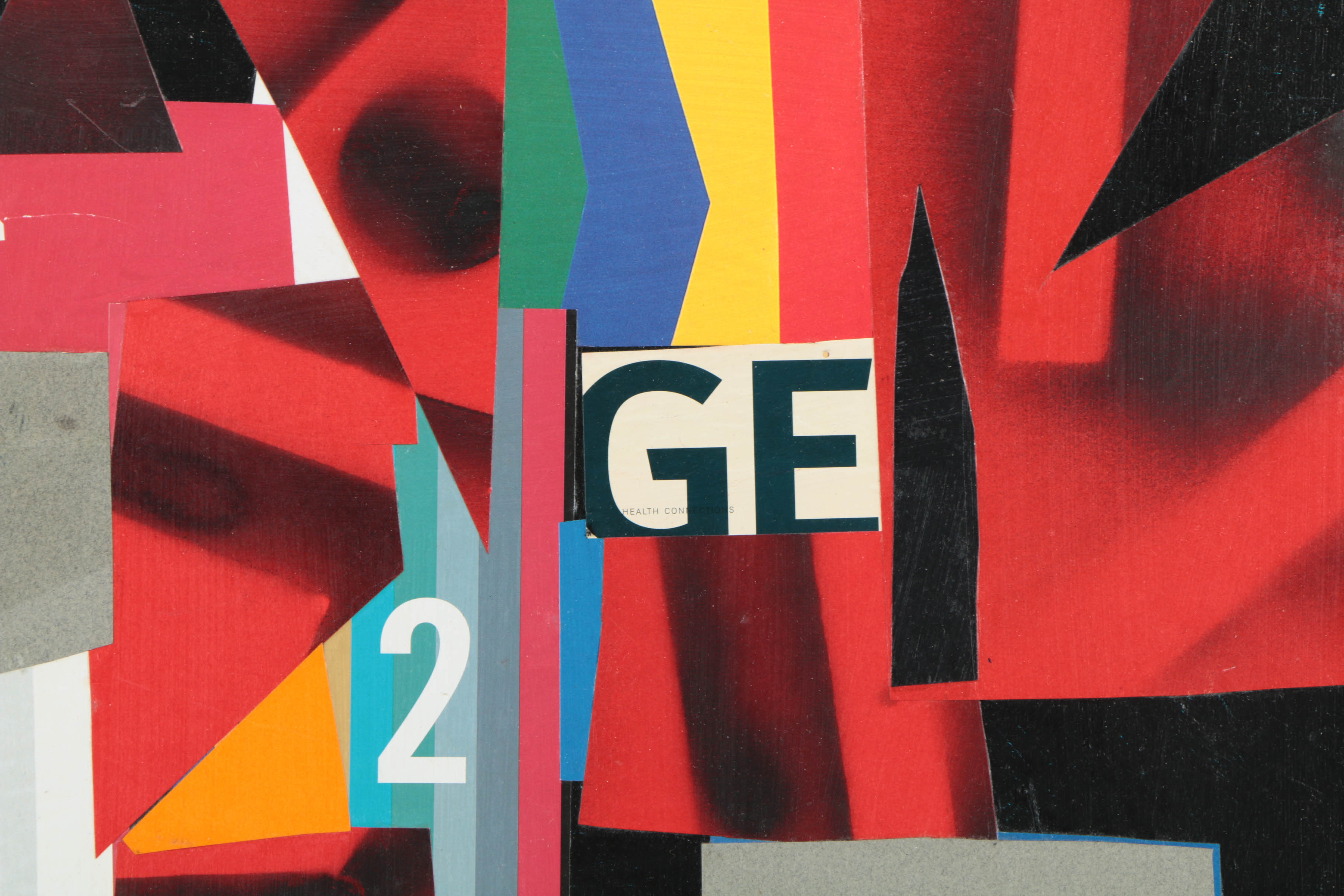 Collection of Ronald Ahlström Abstract Mixed Media Compositions on Canvas Boards