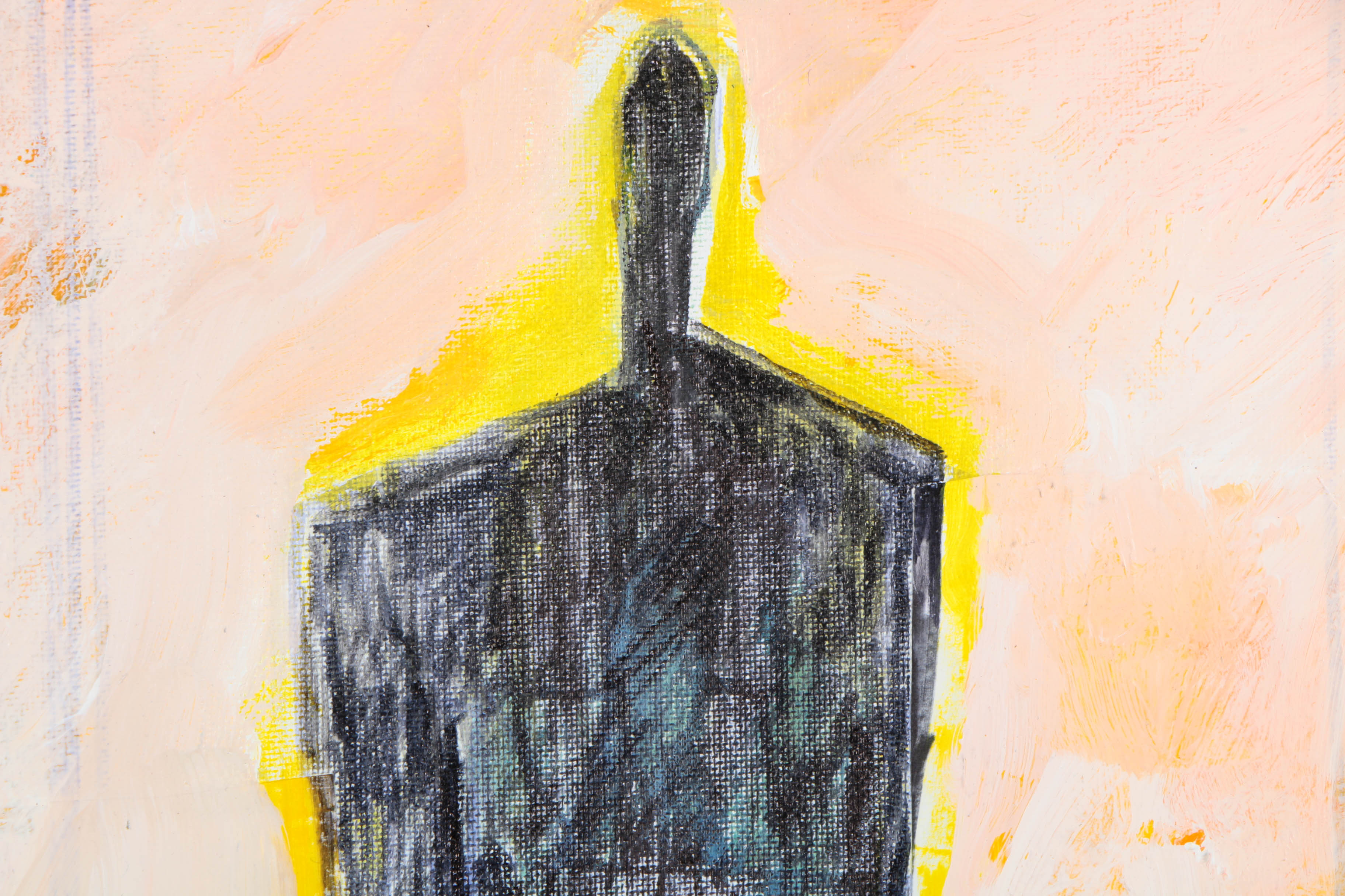 Collection of Ronald Ahlström Abstract Mixed Media Compositions on Canvas Boards