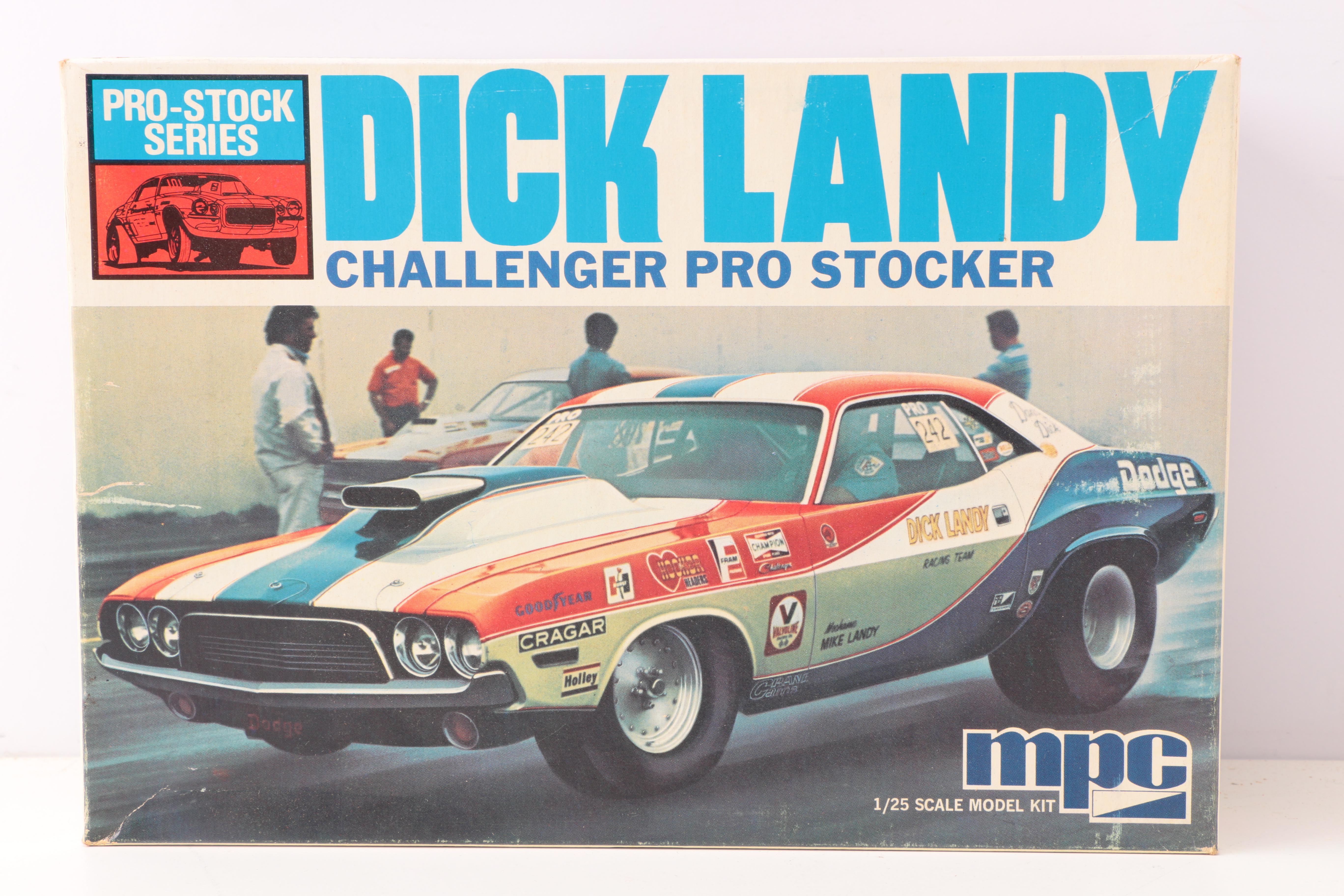 Collection of Vintage Race Car Model Kits