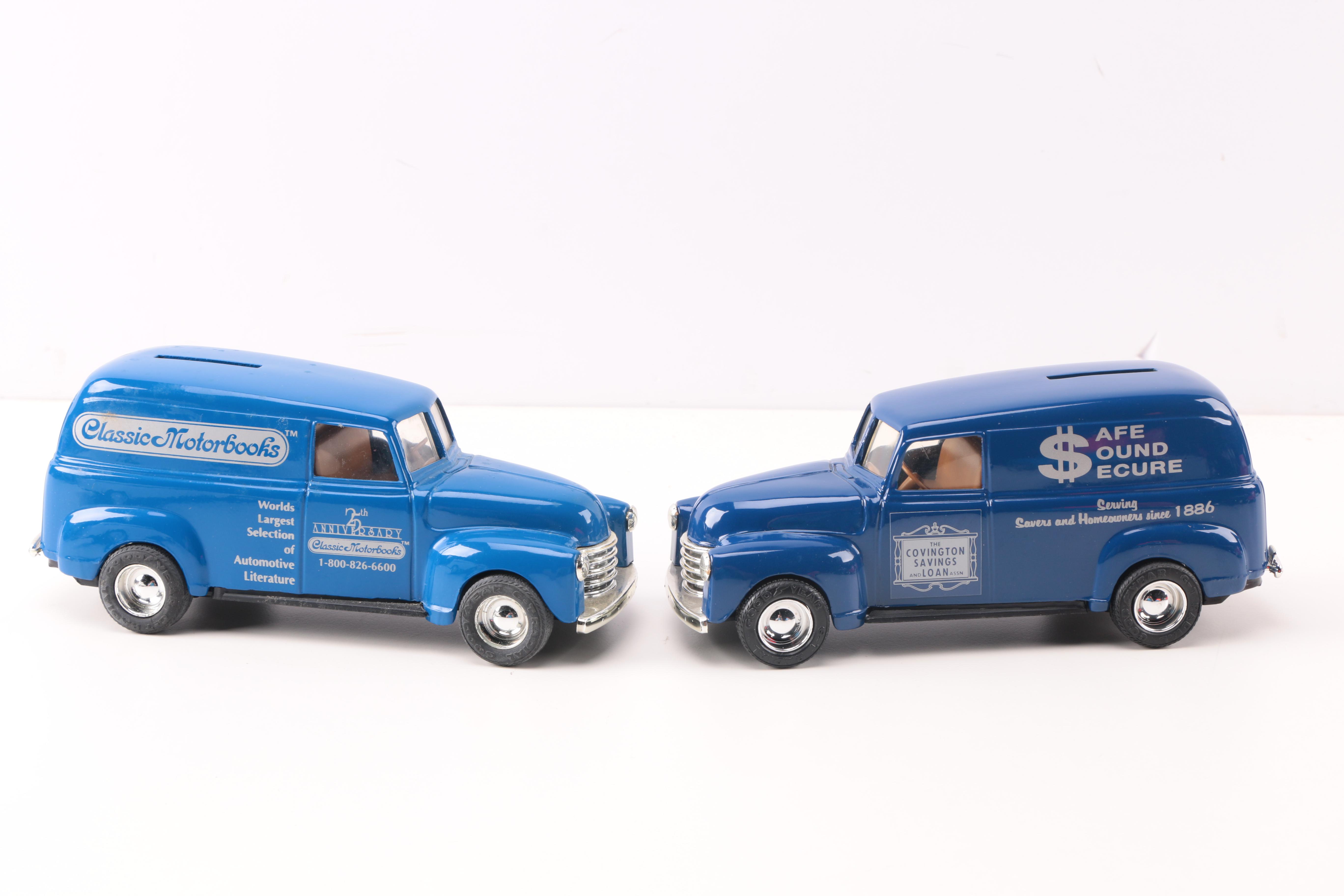 Collection of ERTL Die Cast 1950 Panel Truck Banks