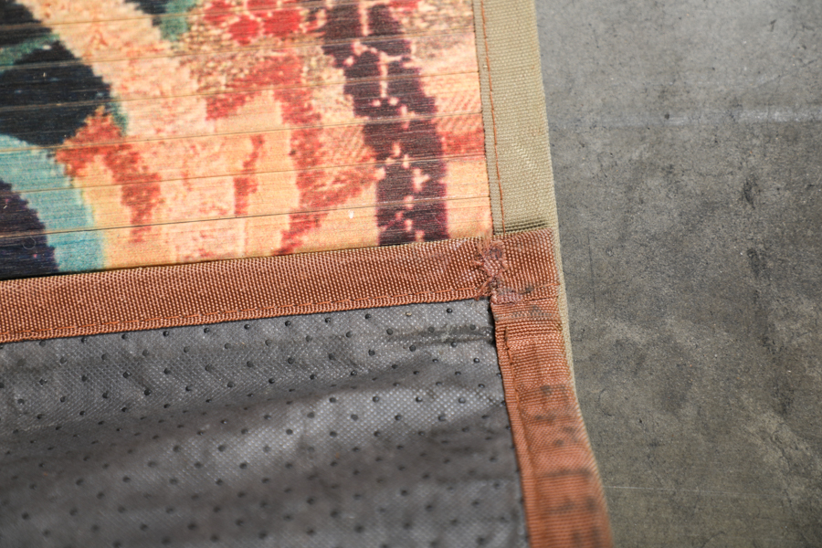 Floral Painted Bamboo Area Rug by Pier 1 Imports