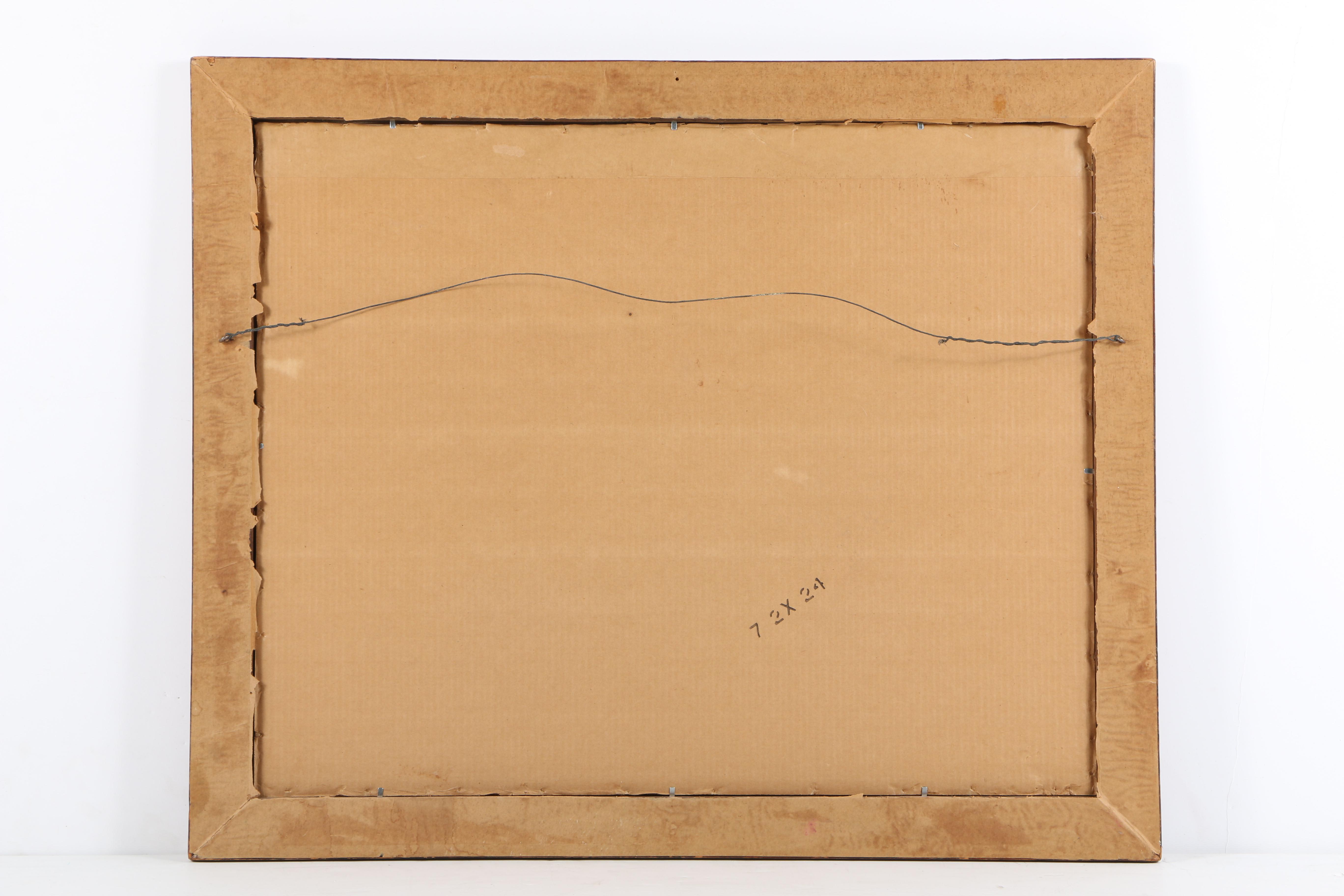 Hand-Colored Lithograph Print on Paper "American Prize. Fruit With Basket"